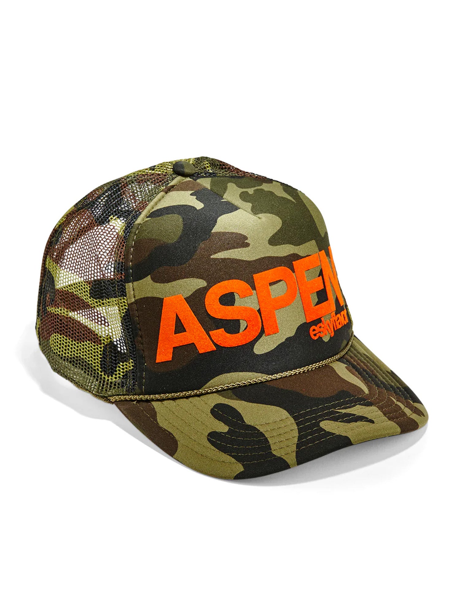 Aspen Trucker Hat for Men & Women - Adjustable Mesh Back Baseball Cap for Outdoor Activities, Hiking, and Casual Wear