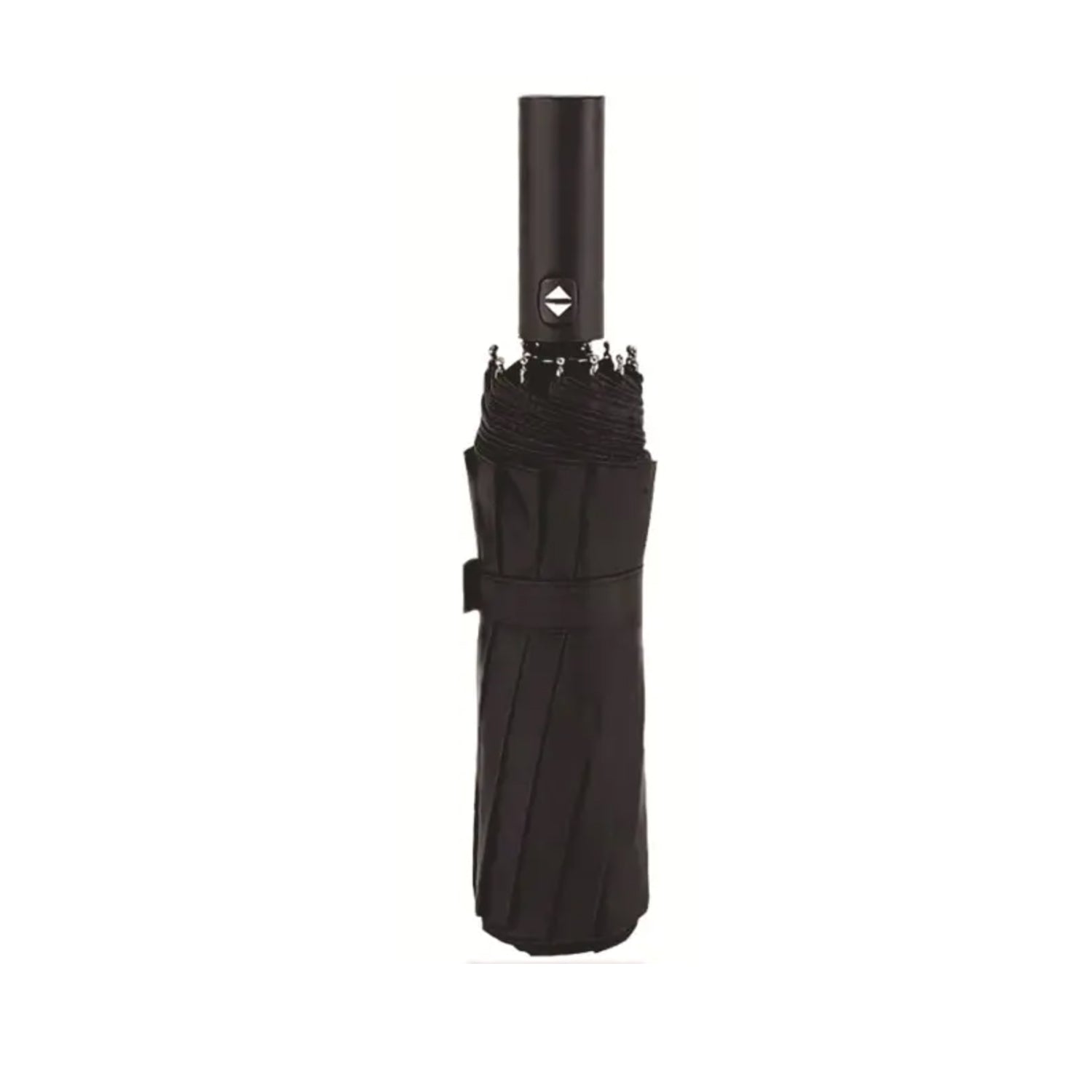 FLOOF Compact Travel Umbrella - Windproof & Automatic Open/Close - Perfect for Rainy Days, Commuting & Outdoor Activities - Black (One Size)