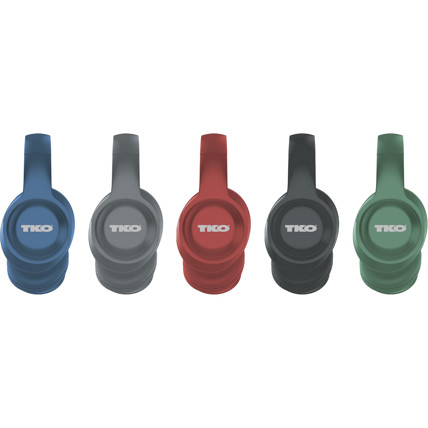 TKO Wireless Over-Ear Headphones with Noise Cancelling & High Bass - Foldable Design, 8H Playtime, AUX & SD Card Support (Green) - Perfect for Travel, Workouts & Home Entertainment