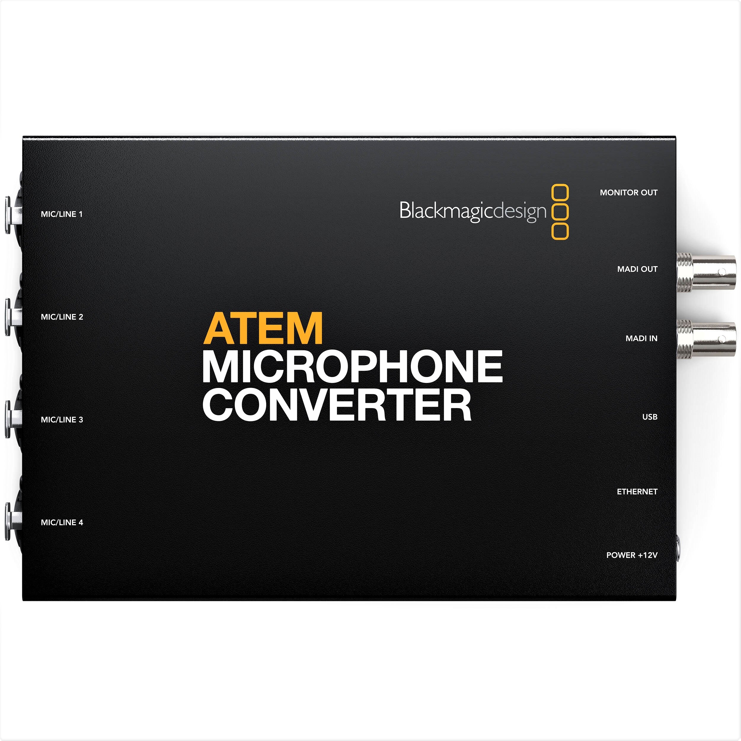 Blackmagic Design ATEM Microphone Converter - Professional Audio Interface for Live Streaming & Podcasting | Perfect for YouTube, Twitch & Studio Recordings