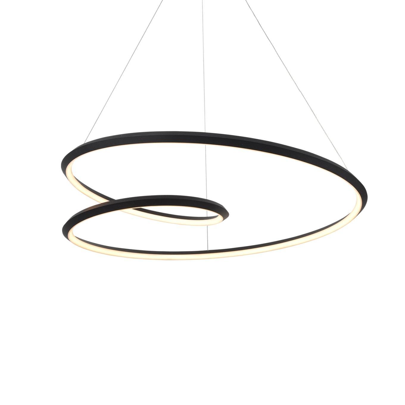 Elegant Ampersand Chandelier - Modern Metal Ceiling Light Fixture for Dining Room, Living Room & Bedroom Decor