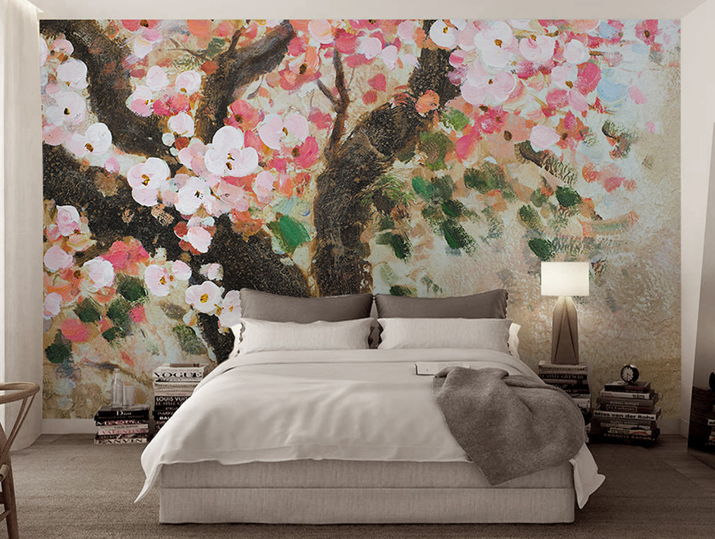 Artistic Tree Large Wallpaper Murals - Nature-Inspired Wall Decor for Living Room, Bedroom & Office | Peel and Stick Removable Wallpaper