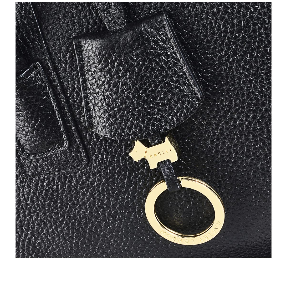 RADLEY London Vines Avenue Women's Leather Shoulder Bag - Genuine Grained Leather with Adjustable Strap, Flapover Closure & Interior Zipper Pocket - Perfect for Work, Travel & Everyday Use