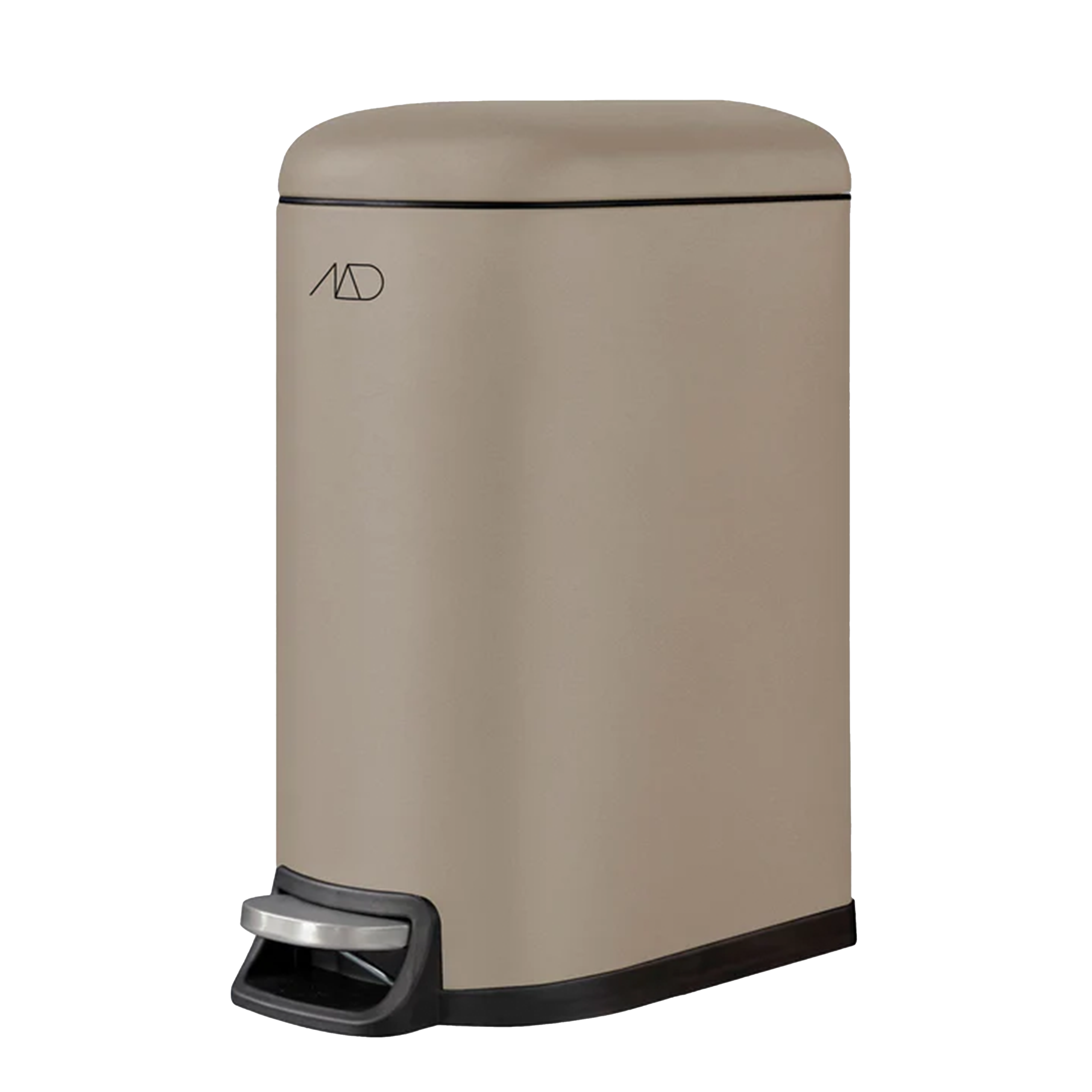 Stainless Steel Foot Pedal Trash Can - Hands-Free Garbage Bin for Kitchen, Bathroom, Office & Home Use