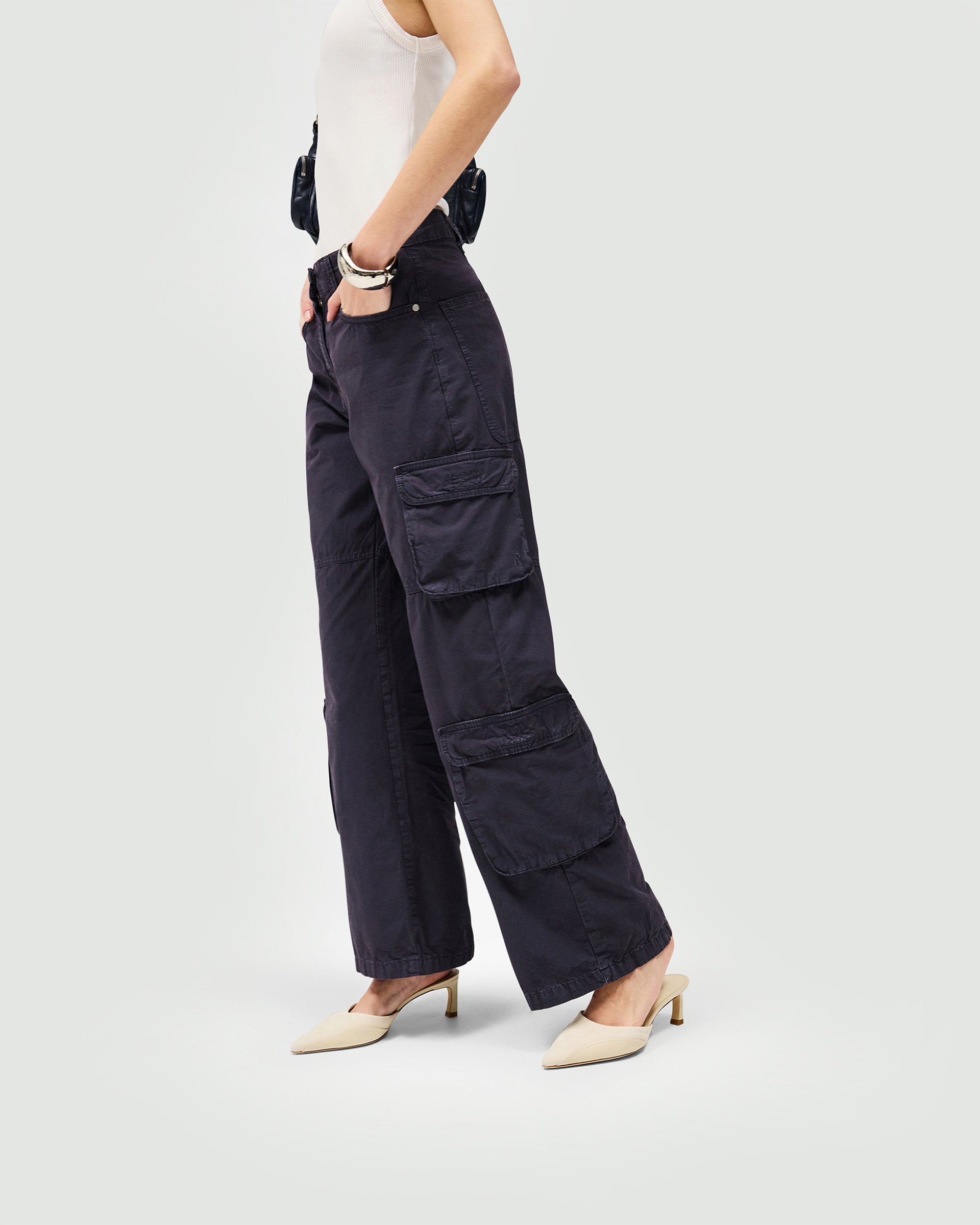 Fender Cargo Pants for Men - Durable Steel Blue Work Pants with Multiple Pockets | Perfect for Outdoor Activities, Hiking, and Casual Wear