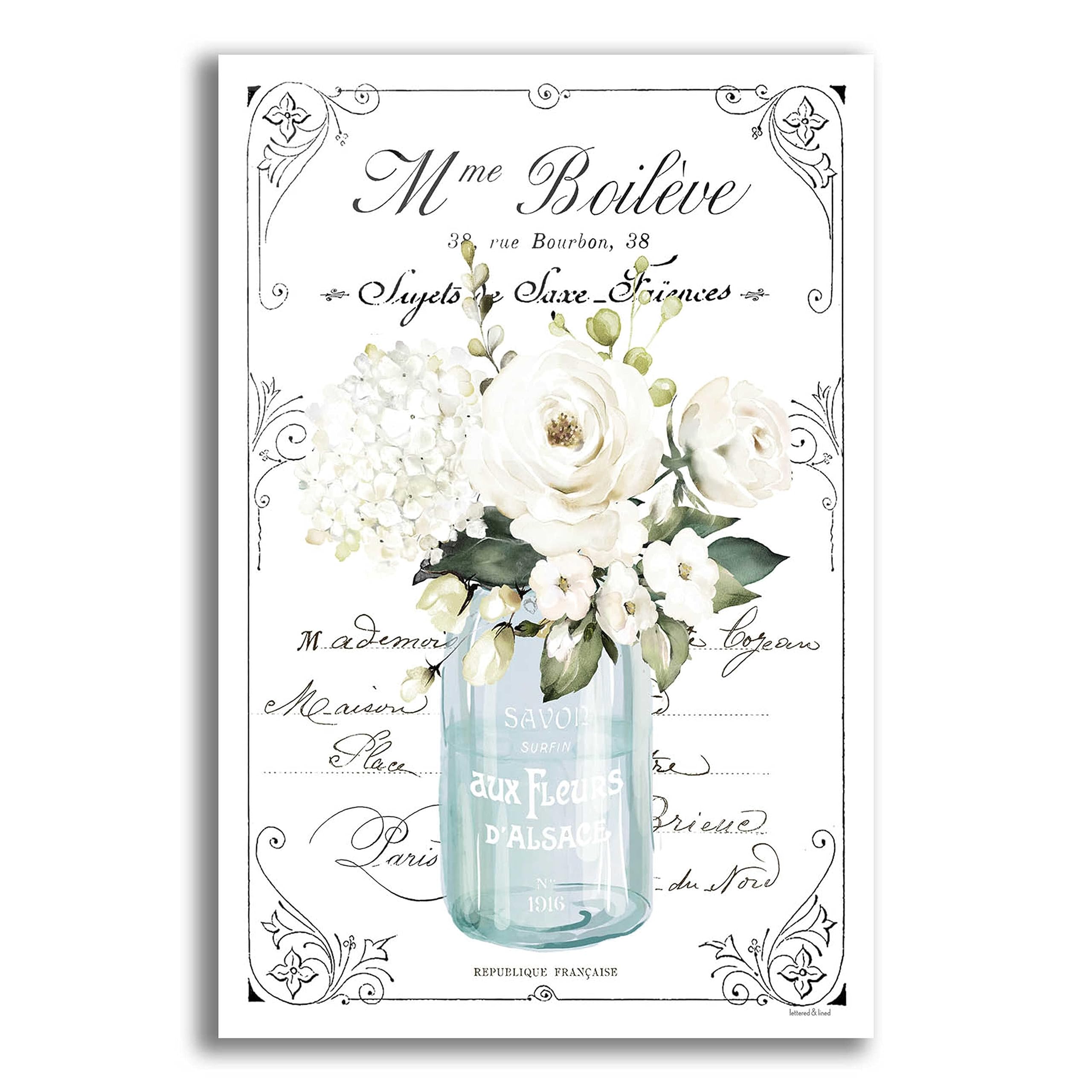 French Bathroom Wall Art Set II - 16