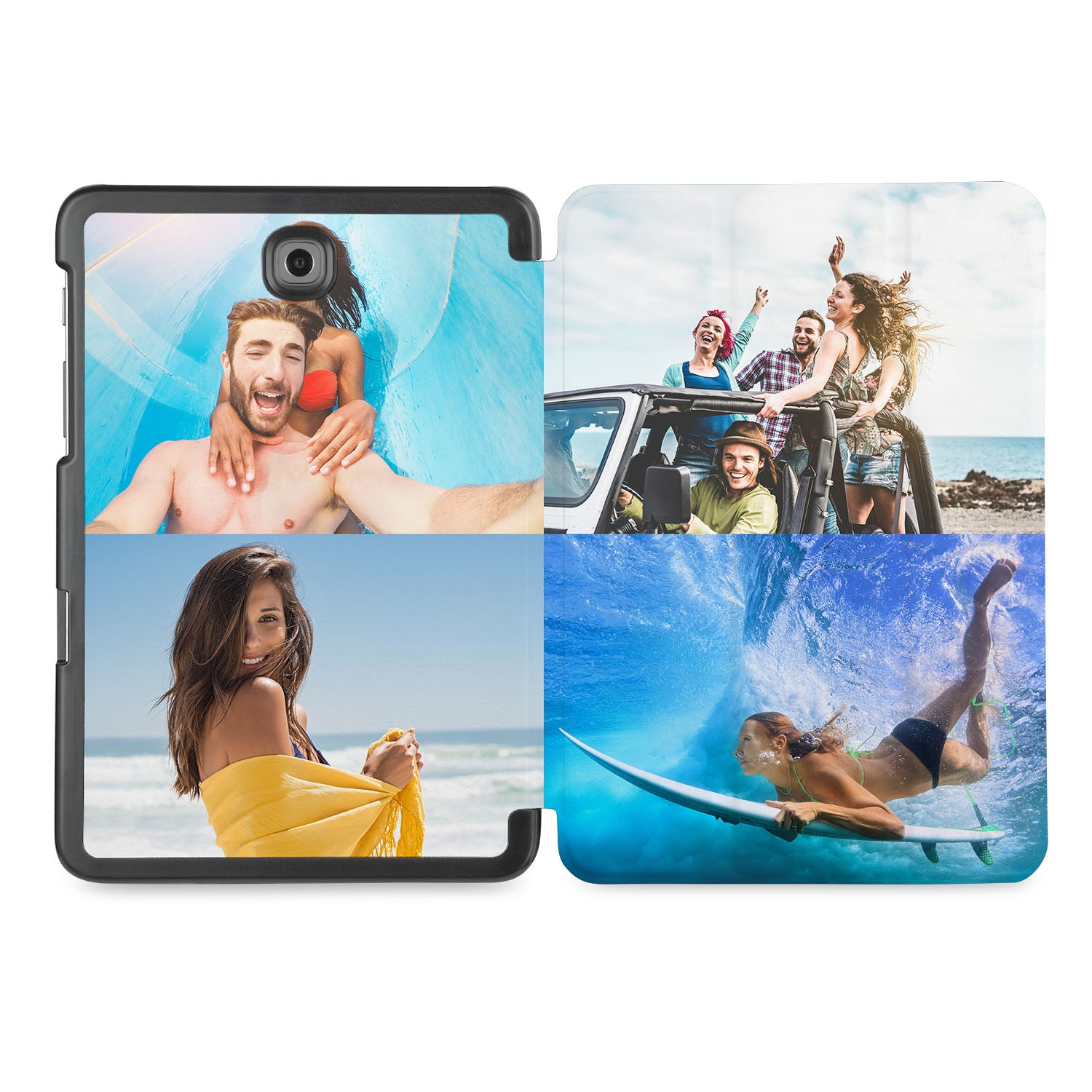Samsung Phone Case - Durable Protective Cover with 4 Photo Slots - Perfect for Travel, Work & Everyday Use