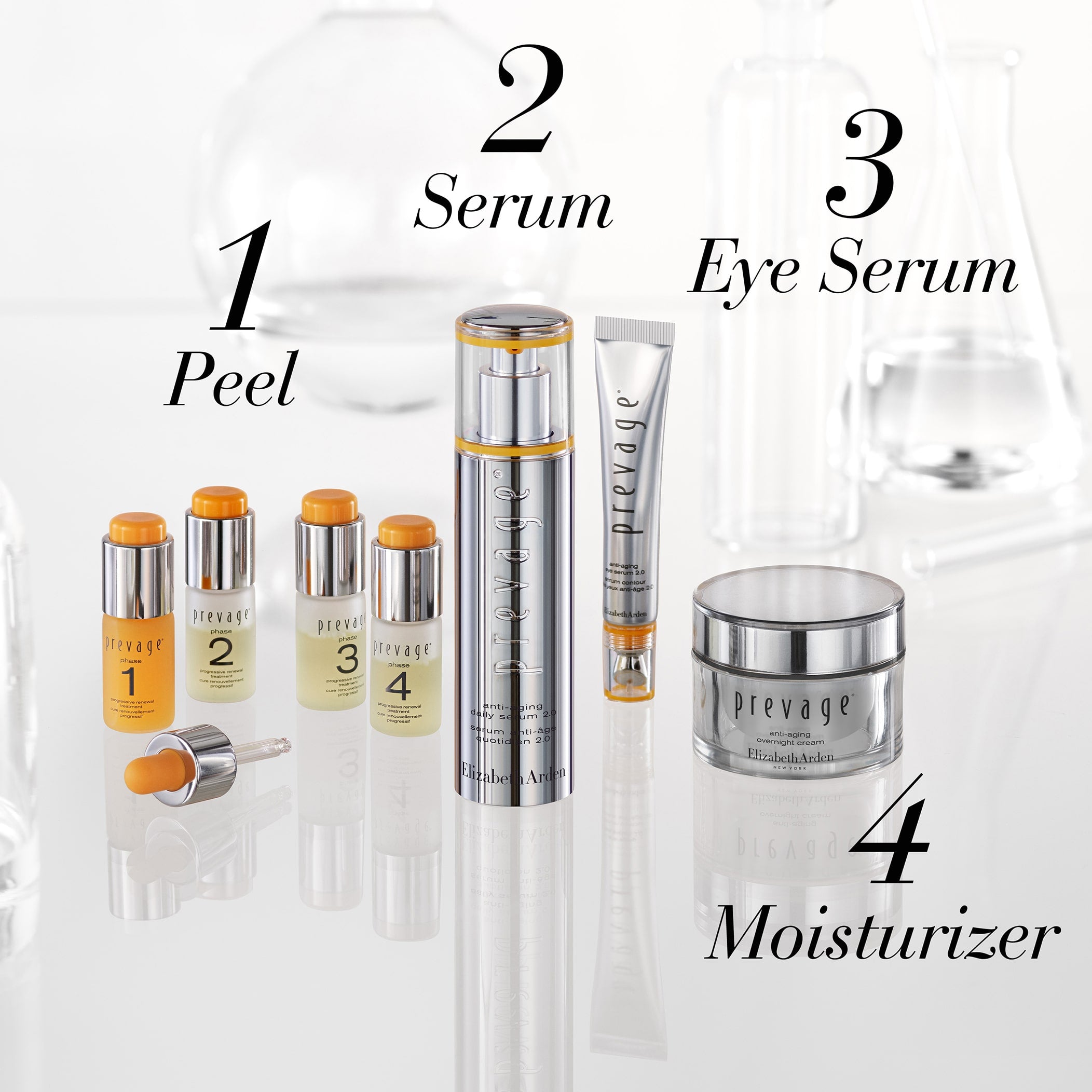 Elizabeth Arden PREVAGE® Anti-Aging Day & Night Moisture Cream Set - Hydrating Face Cream for Wrinkles & Fine Lines - Day & Night Skincare Routine for Youthful Glow