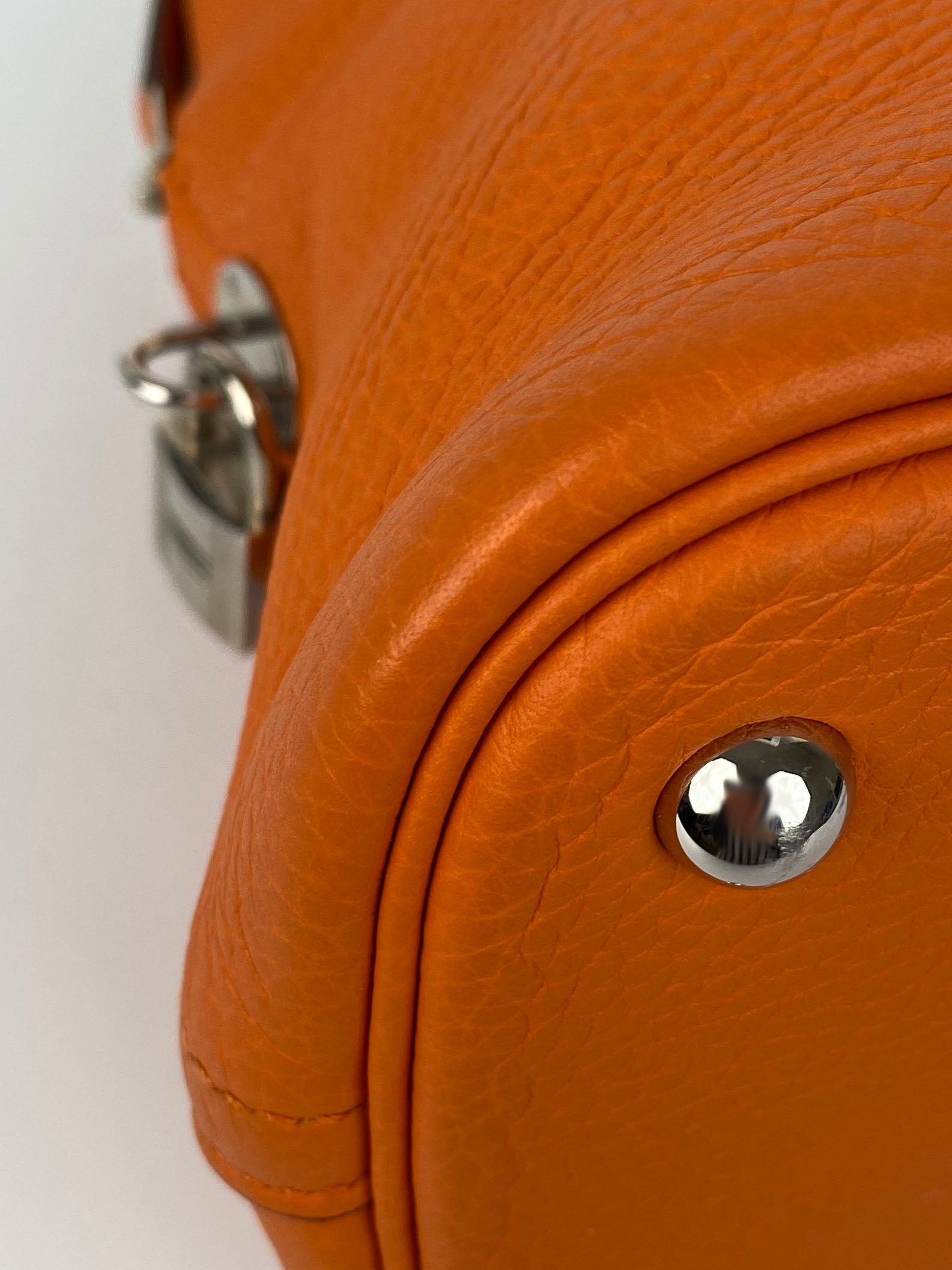 Authentic Hermes Orange Bolide 31 Leather Handbag - Luxury Tote Bag for Women, Perfect for Work, Travel & Everyday Use