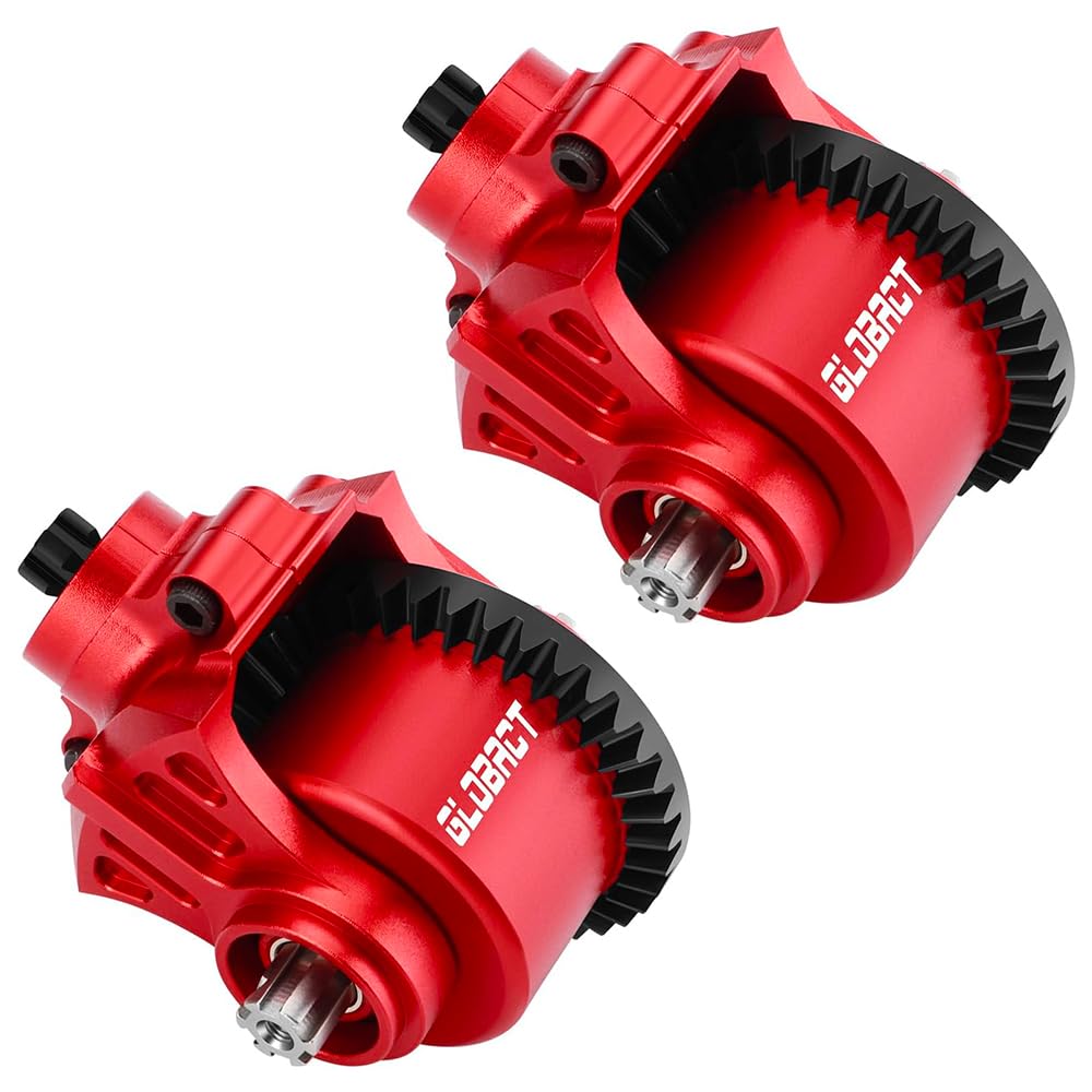 GLOBACT 37T Steel Transmission Gear Set for 1/10 & 1/8 ARRMA RC Cars - Vorteks, Granite, Big Rock, Senton, Kraton, Outcast, Infraction, Typhon, Mojave - Upgrade Replacement for ARA311156 (2PCS) - Durable Off-Road & High-Speed Racing Performance