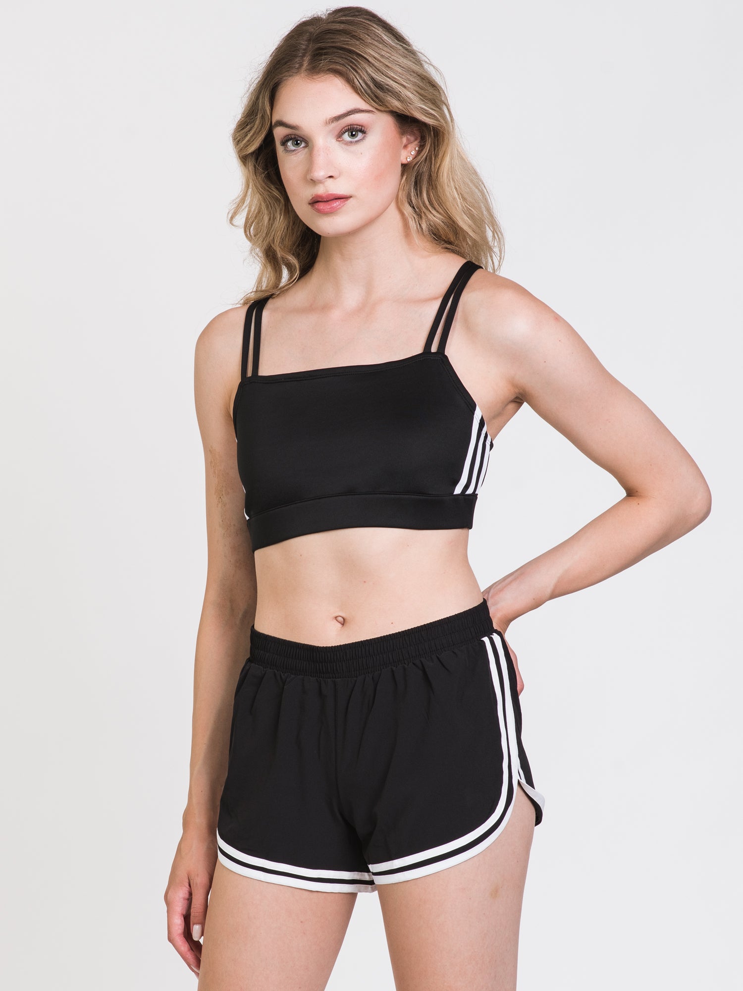 Adidas Double Strap Bra Top - Women's Workout & Yoga Sports Bra - Clearance Sale for Gym, Running & Fitness Activities