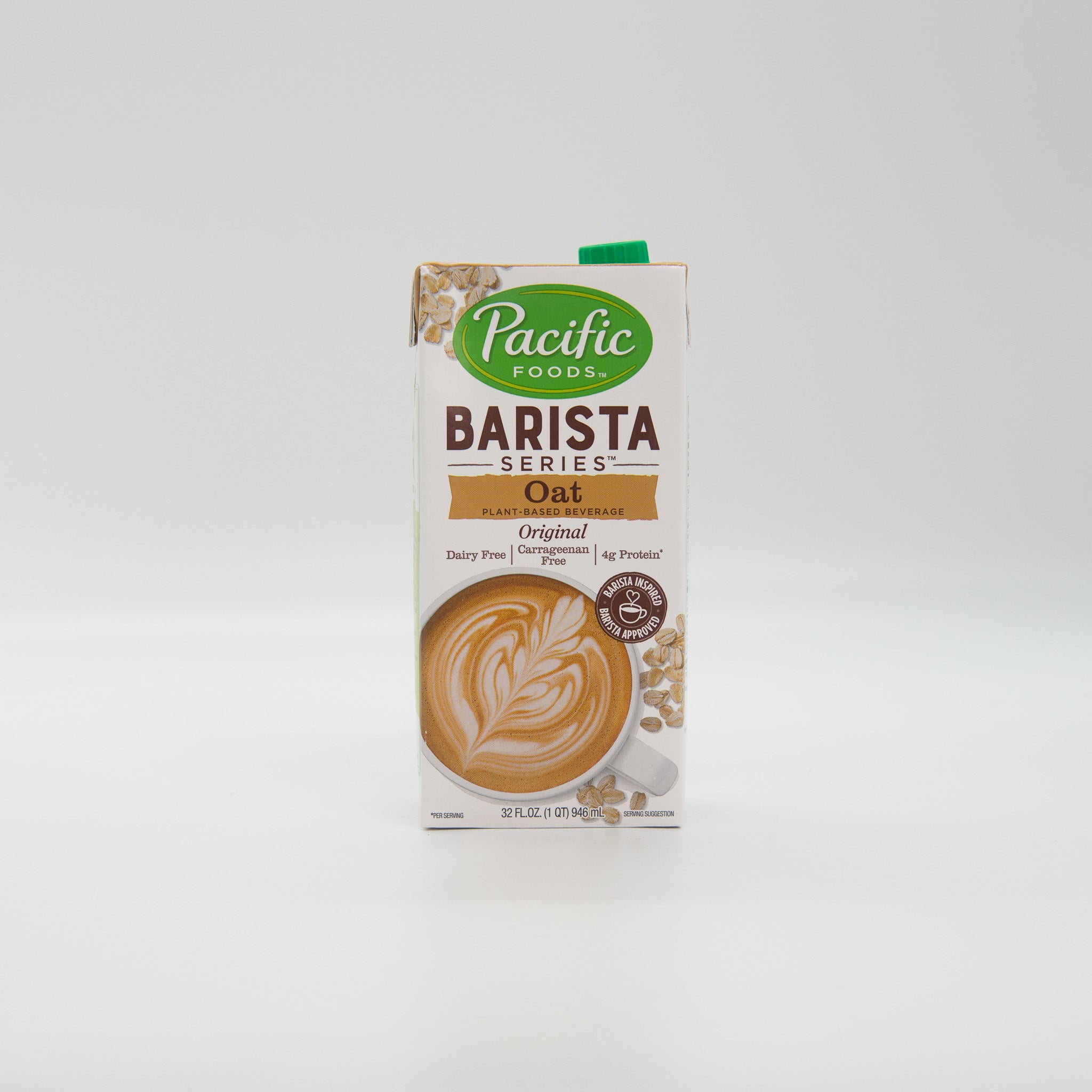 Organic Pacific Oat Milk - Dairy-Free, Vegan, Gluten-Free Plant-Based Milk Alternative | Perfect for Coffee, Smoothies, Cereal & Baking | 32oz Shelf-Stable Carton