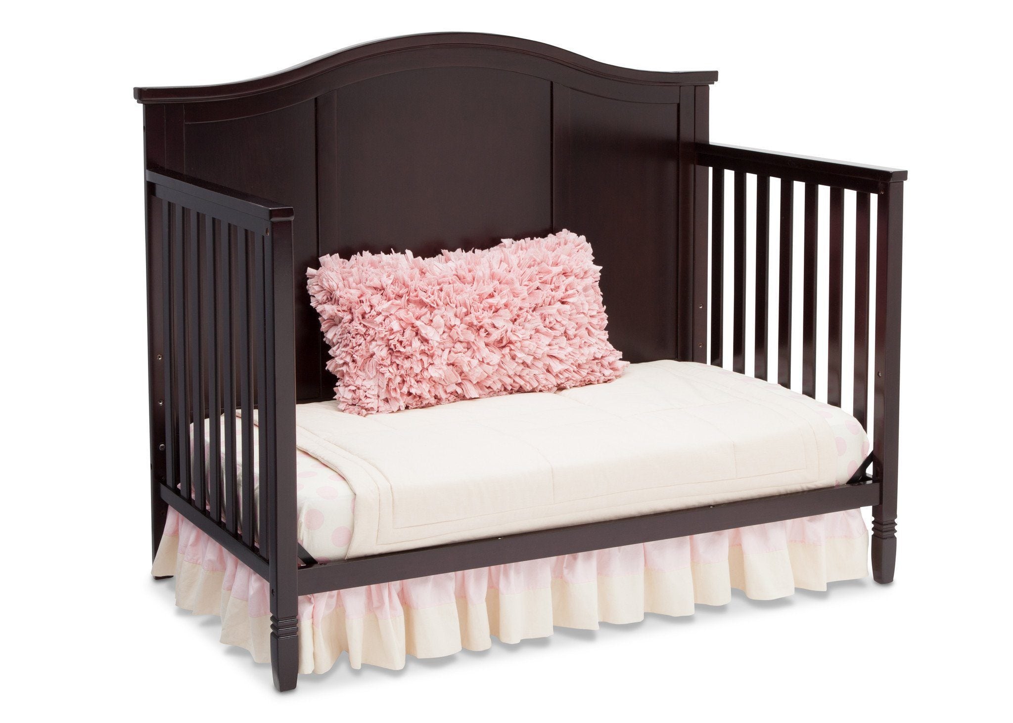 Madrid 5-in-1 Convertible Baby Crib - Toddler Bed, Daybed & Full Size Bed - Nursery Furniture for Boys & Girls - Perfect for Newborn to Teen Years