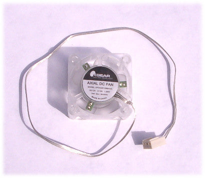 OKGear 40x20mm High Speed Clear Cooling Fan with 3 Blue LEDs - DF0402012BBH3A - Perfect for PC Case, Gaming Rig & Computer Cooling Systems