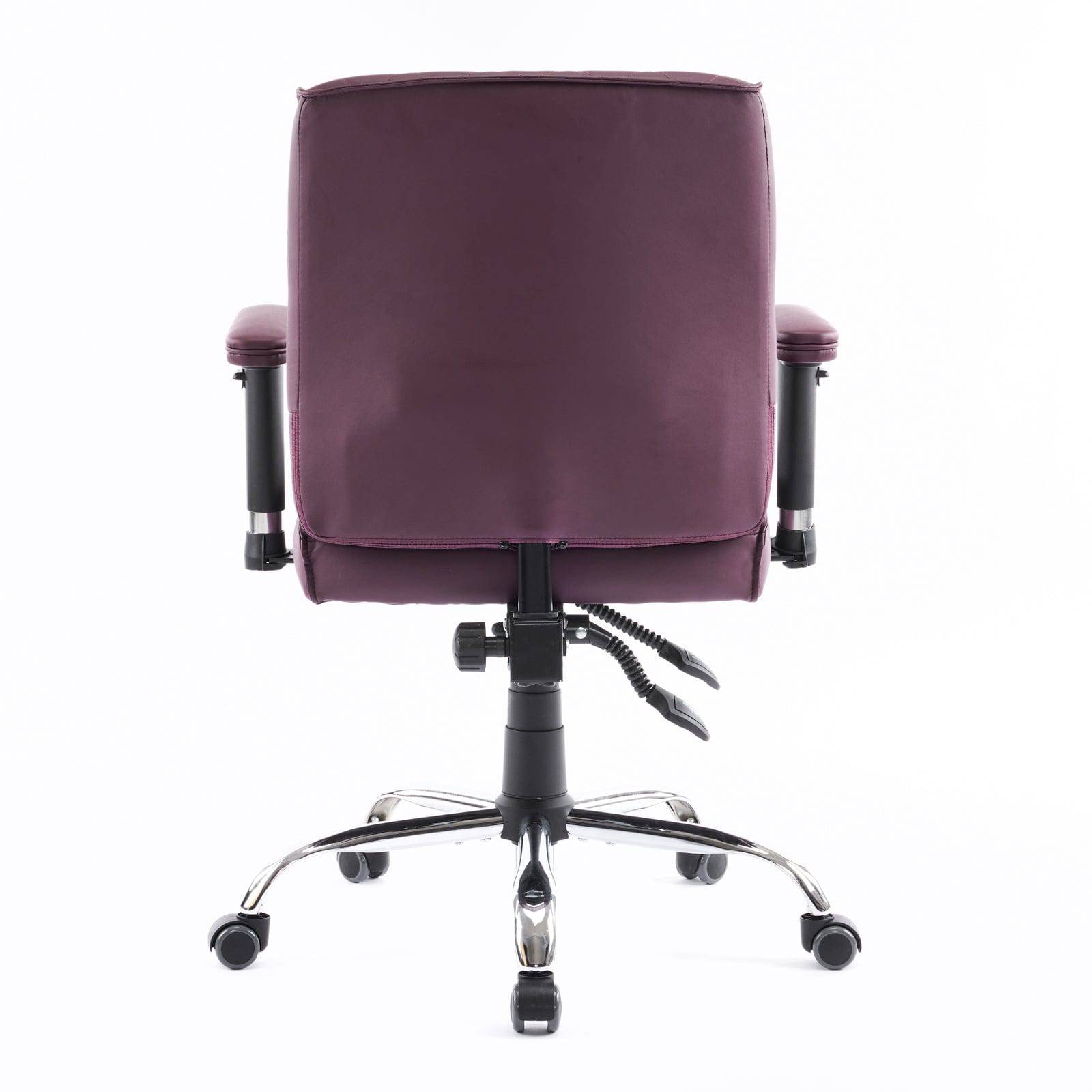 Delia Manicure Nail Salon Chair - Adjustable Pedicure Spa Stool with Wheels for Salon & Home Use - Perfect for Nail Technicians & Beauty Professionals