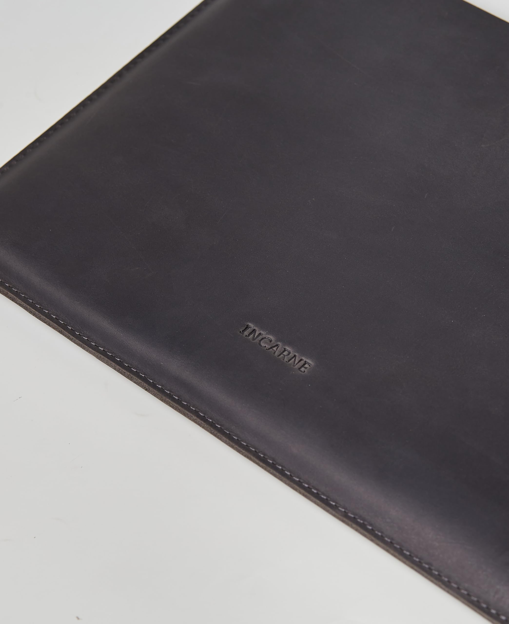 Premium Genuine Leather Laptop Sleeve for MacBook Pro 13 inch & MacBook Air 13 inch - Gray Protective Case | Perfect for Office, Travel & Business Meetings
