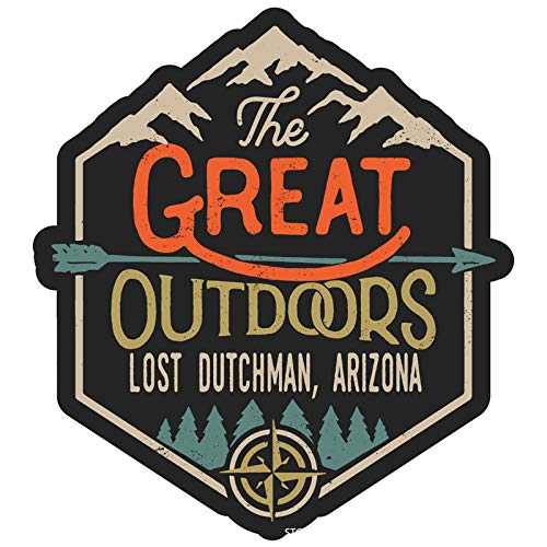 Lost Dutchman Arizona The Great Outdoors 4-Inch Fridge Magnet - Perfect for Travel Souvenirs, Home Decor & Office Accessories