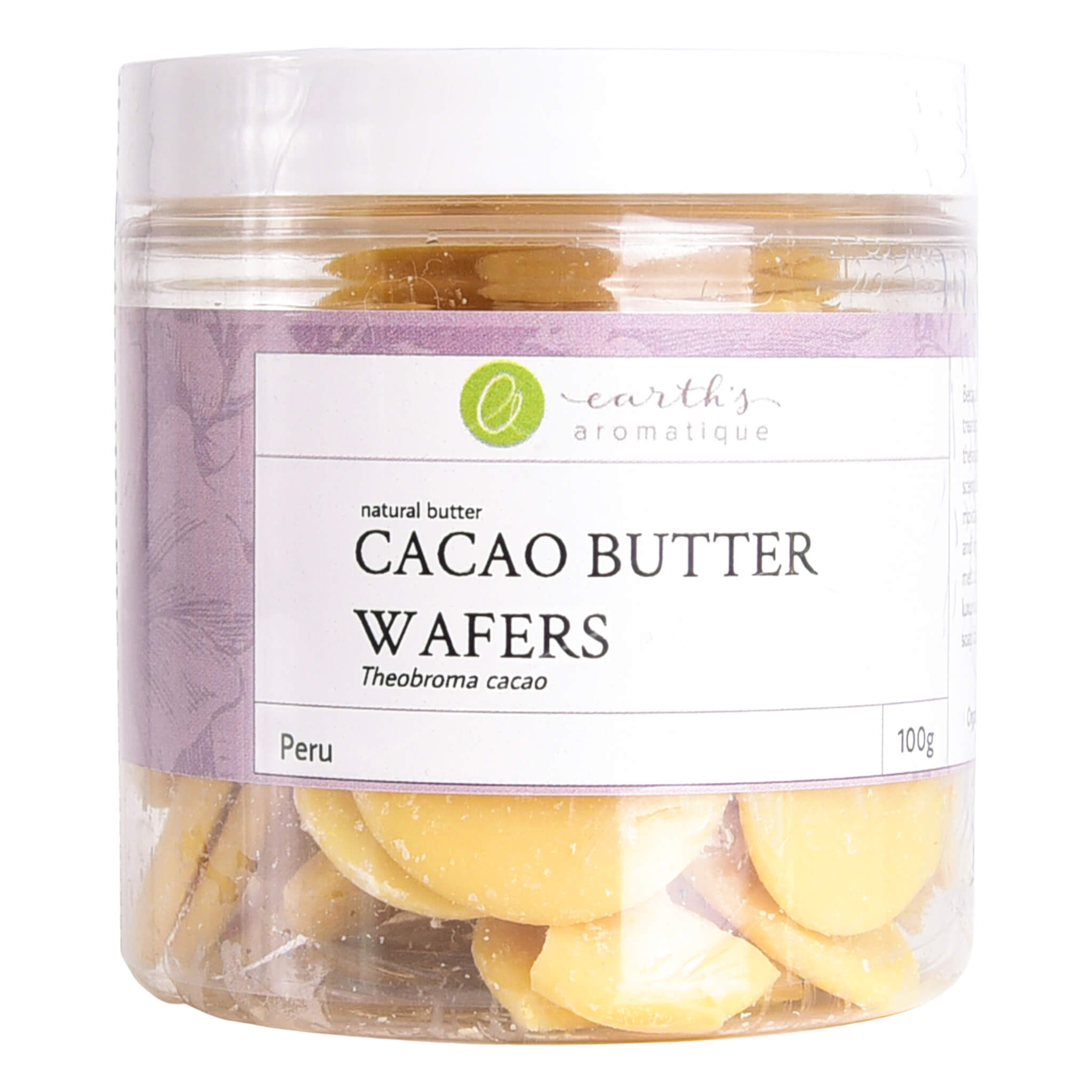 Organic Cacao Butter Wafers for Baking & Skincare - Premium Raw Vegan Chocolate Making, DIY Lip Balm & Body Butter (10oz)