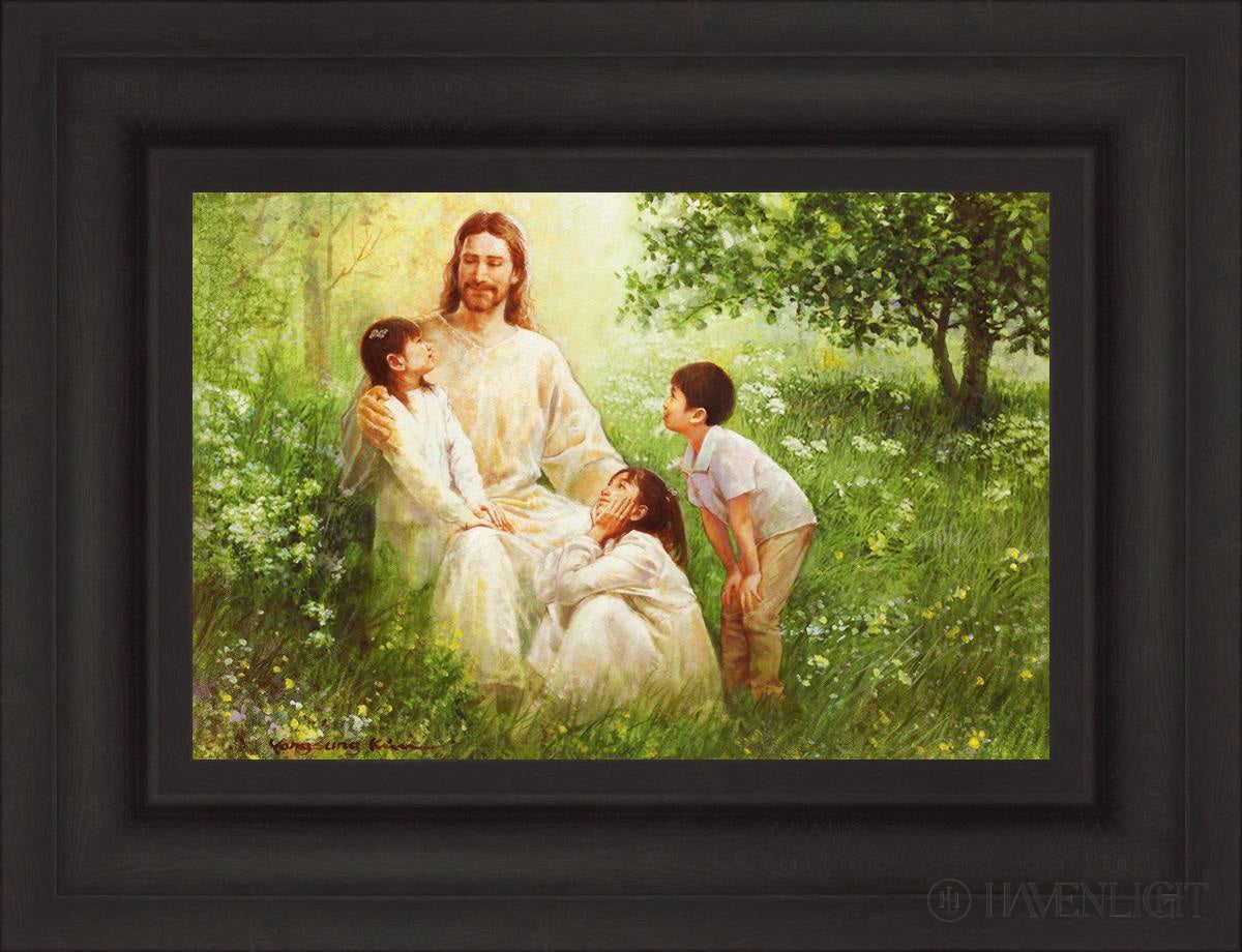Come Unto Me By Yongsung Kim - Inspirational Christian Wall Art for Home & Church Decor - Perfect for Living Room, Bedroom, Office Prayer Space