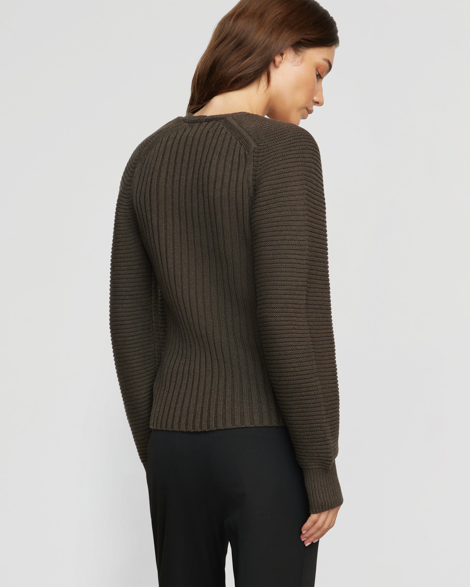 Sanne Ottoman Knit V Neck Sweater for Women - Soft Casual Pullover Sweater for Fall & Winter - Perfect for Office, Date Night & Cozy Evenings