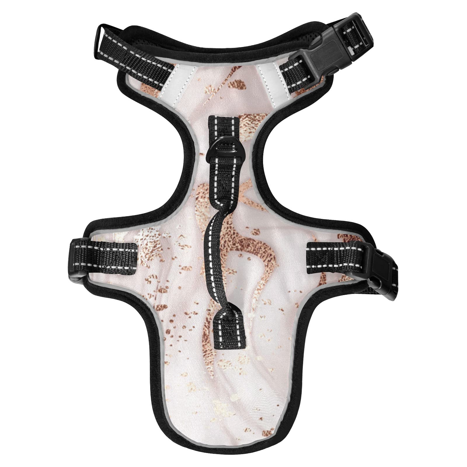 Breathable Adjustable Dog & Cat Harness with Reflective Design - Small Medium Large Pet Vest for Walking, Running & Night Safety