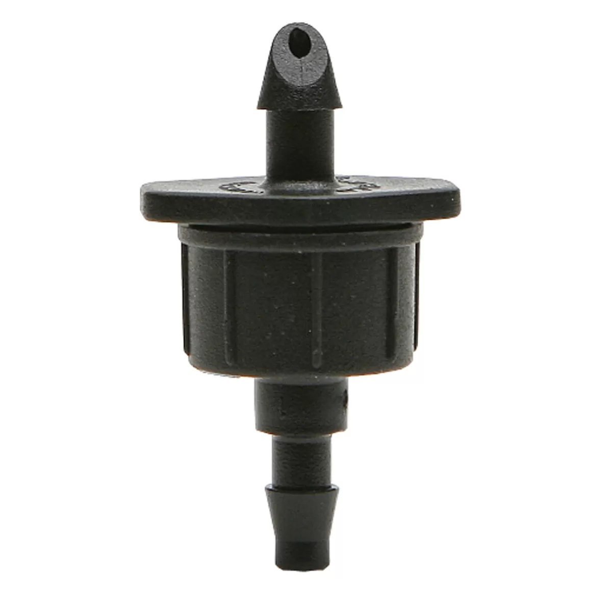 CETA® Pressure Compensating Dripper 1 GPH (Black) - Drip Irrigation System for Gardens, Greenhouses & Farms - Water Efficient Plant Watering Solution
