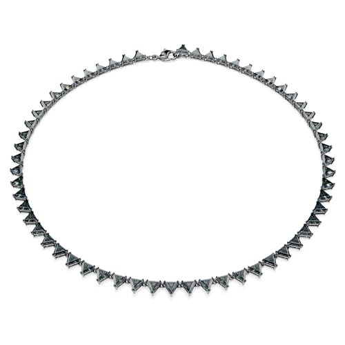 Gray Crystals with Ruthenium Finish