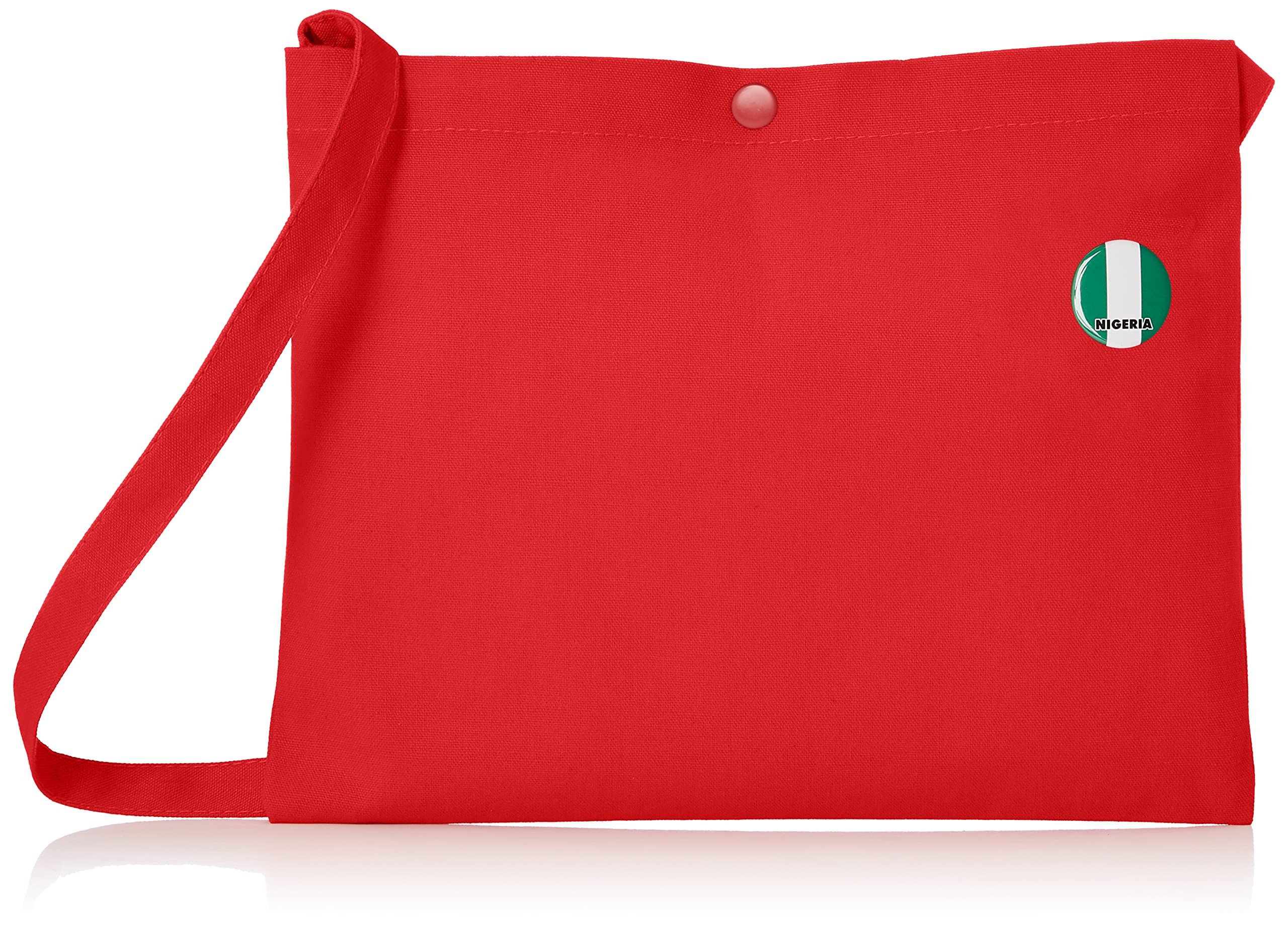 Stylish F-Style Sacoche Crossbody Bag with Detachable Flag Can Badge - Perfect for Travel, Work & Everyday Use