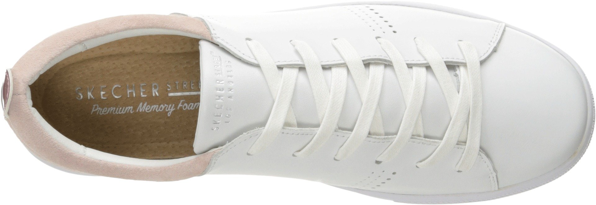 Skechers Women's Moda-Clean Street Fashion Sneakers - Comfortable Walking Shoes for Women, Casual Athletic Shoes with Cushioned Insoles | Perfect for Workout, Running, Travel & Everyday Wear