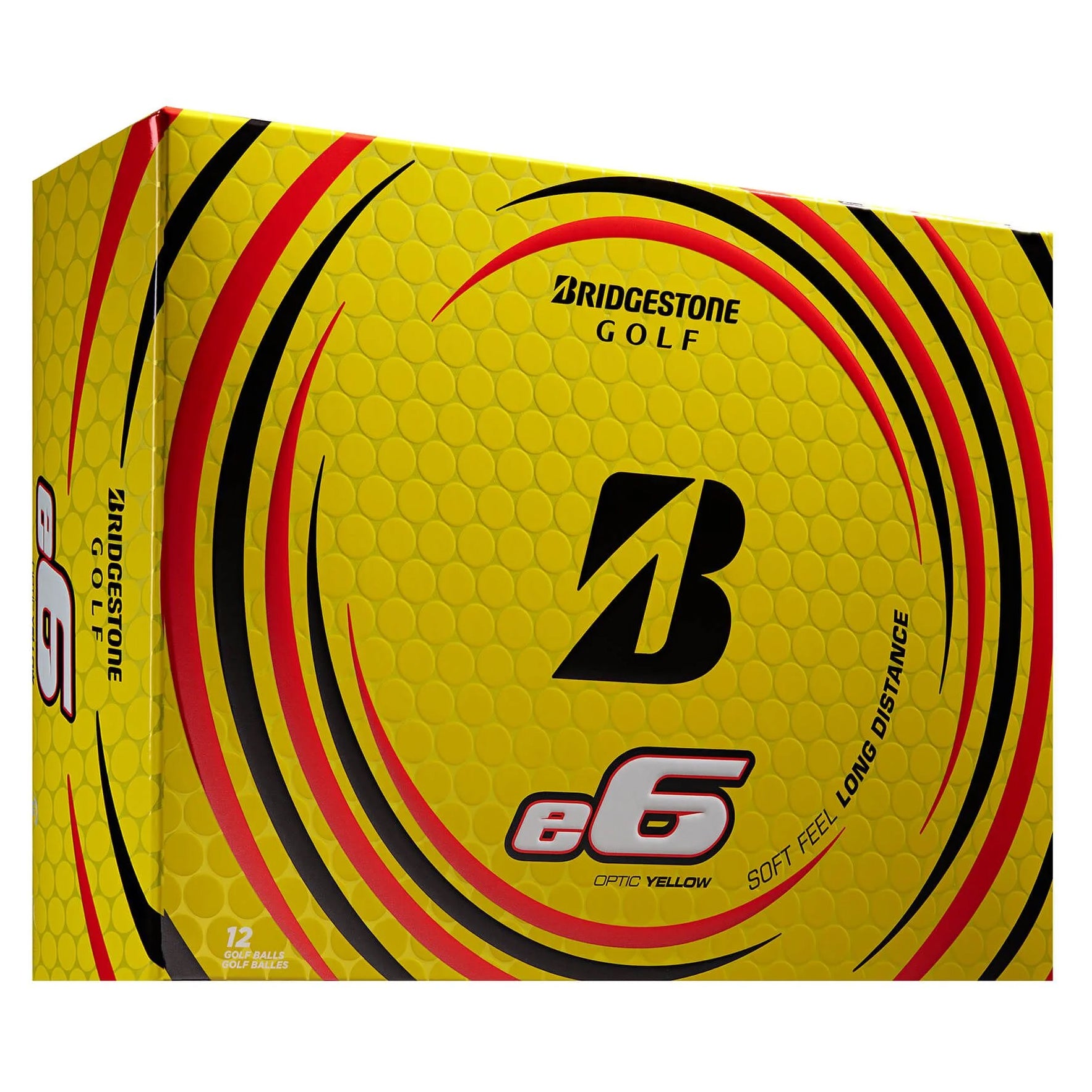 Bridgestone e6 Soft Golf Balls - 12 Pack Premium Golf Balls for Distance & Accuracy | Perfect for Mid-Handicap Golfers & Weekend Players on the Course