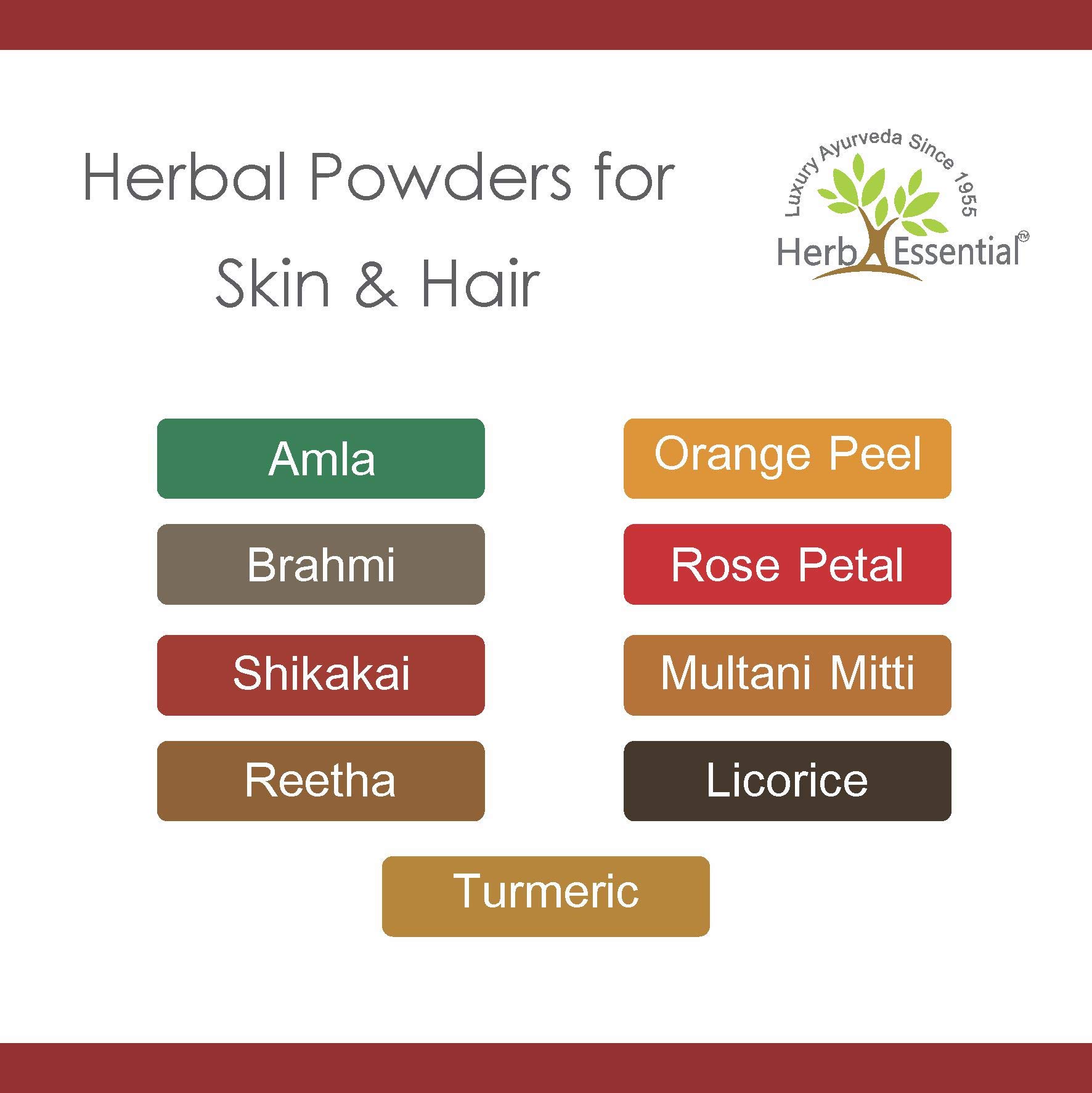 Herb Essential Pure Shikakai Powder (Acacia Concinna) - 50g | Wild-Grown, PETA Certified, Vegan Hair Conditioner | Promotes Hair Growth & Scalp Health | Perfect for Natural Hair Care & Ayurvedic Treatments