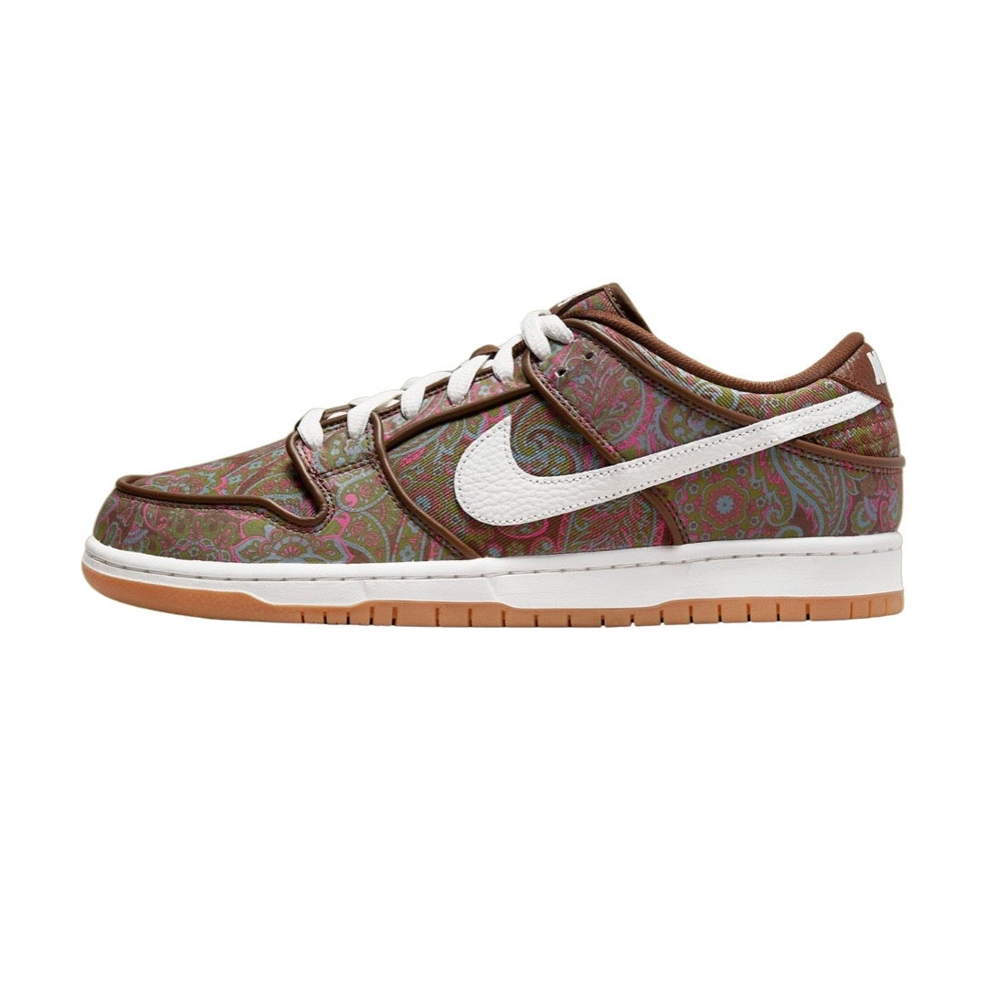 Nike Dunk Low Pro SB Paisley Brown Skateboarding Shoes - Men's Casual Sneakers for Streetwear & Skateboarding