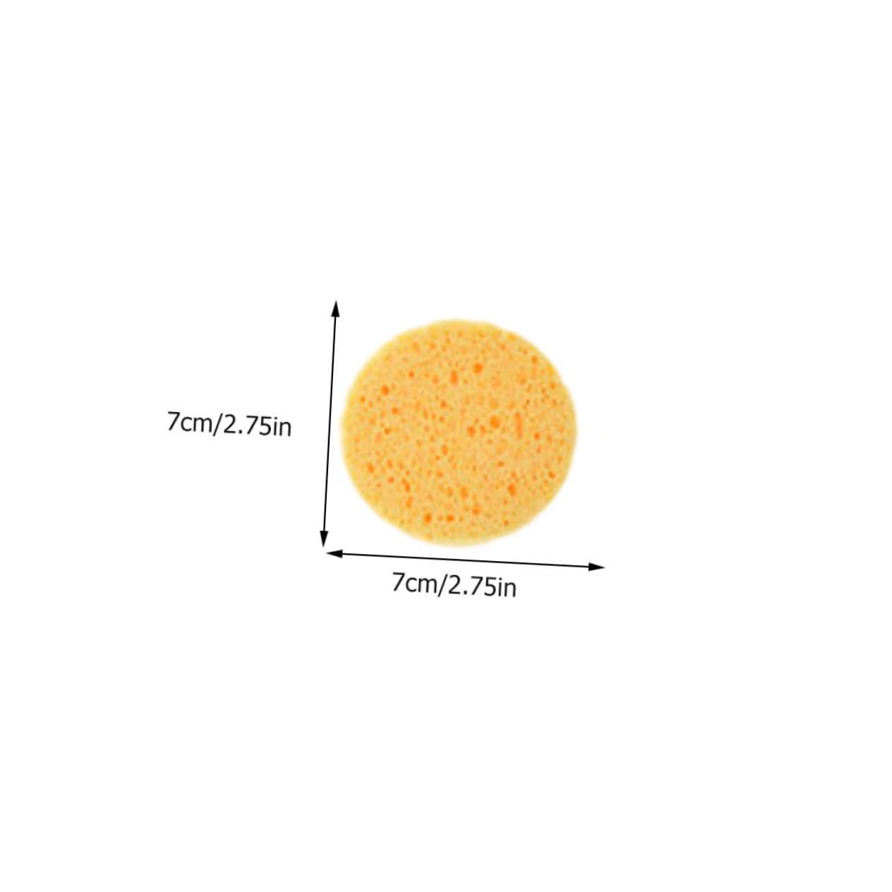 FOMIYES 100pcs Makeup Puff - Soft Face Cleaning Pads for Salon & Home Use