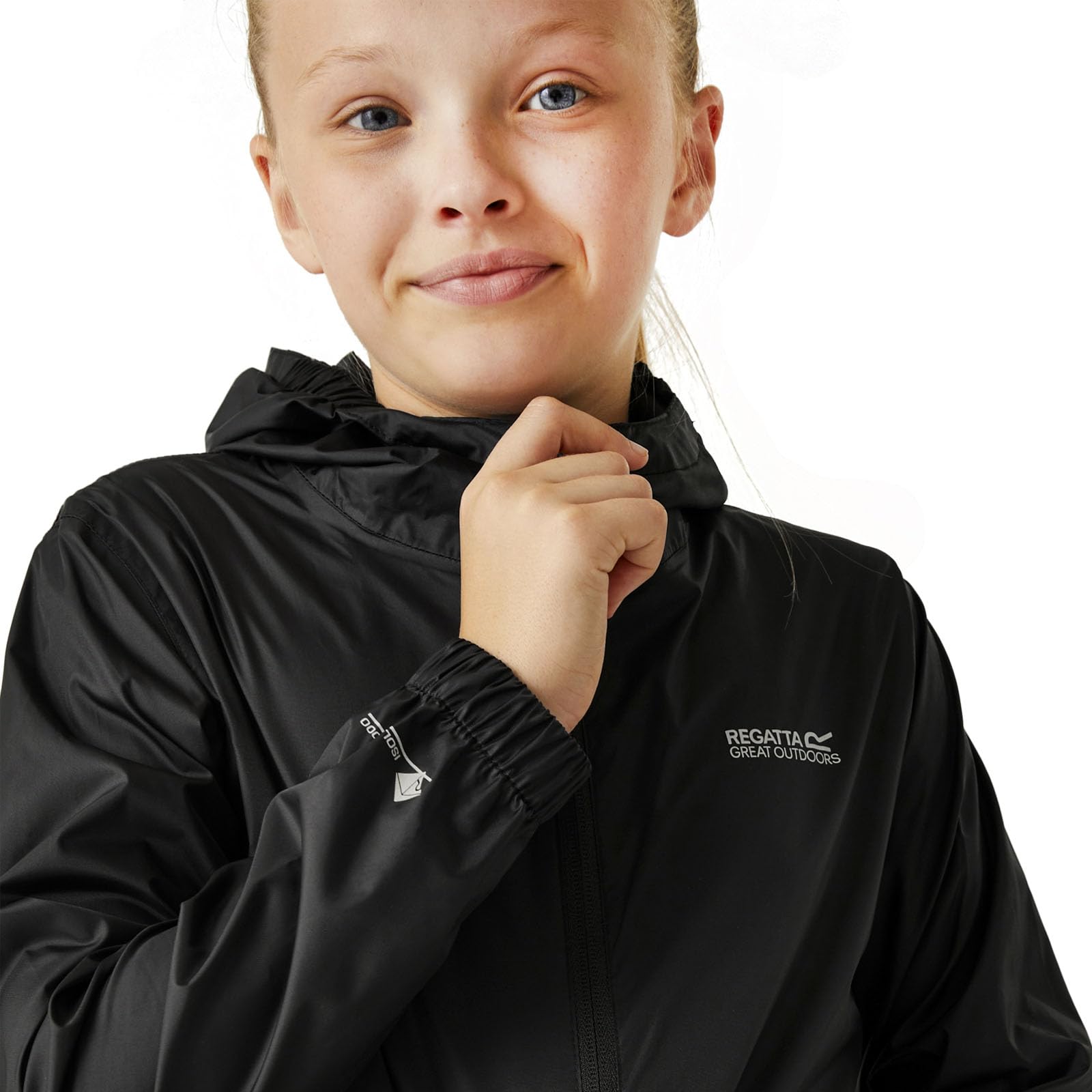 Regatta Kids Pack It III Waterproof Jacket - Unisex Raincoat for Boys & Girls | Outdoor Play, Hiking & School Wear