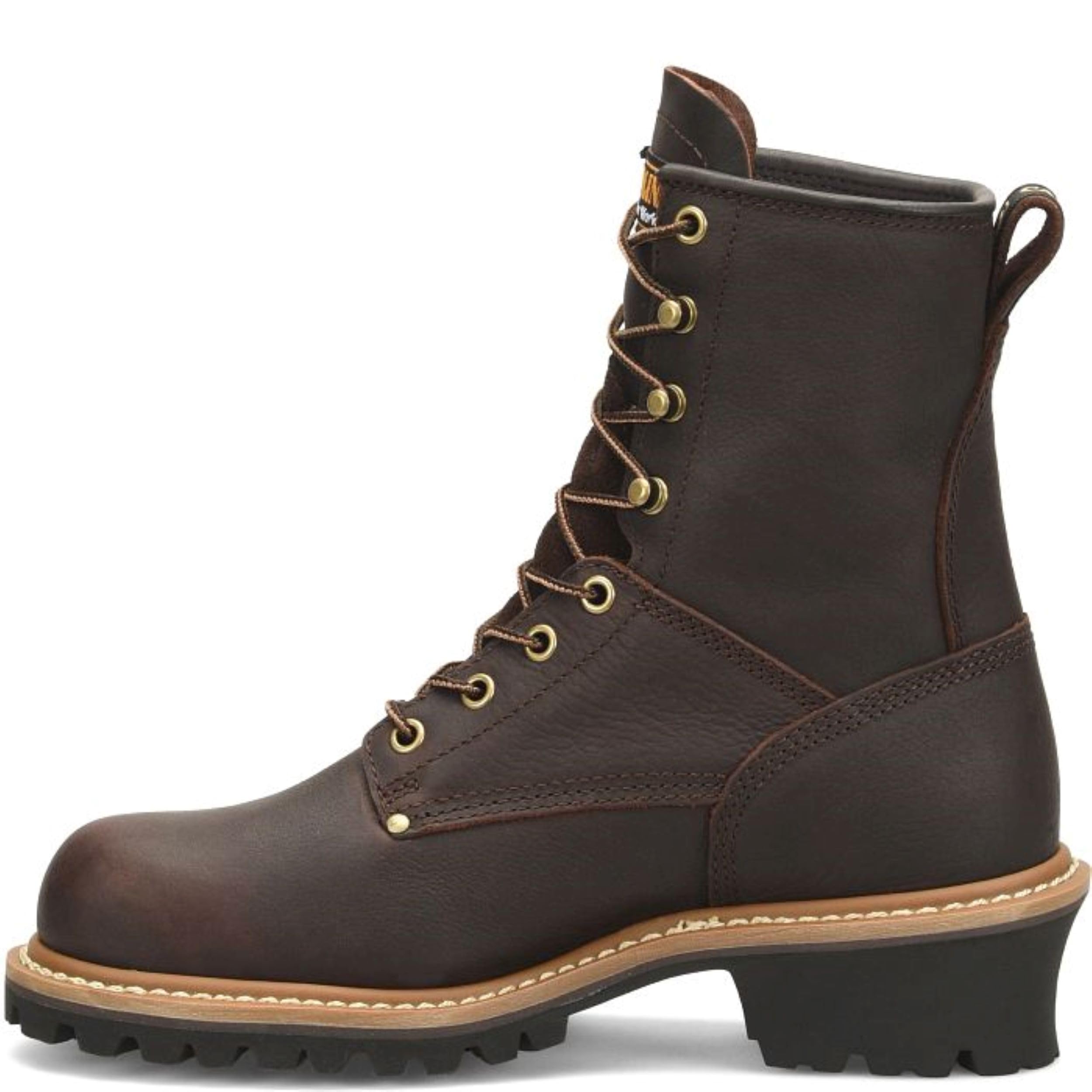 Carolina Women's Elm 8 Inch Steel Toe Logger Work Boots - Waterproof Safety Shoes for Construction, Hiking & Outdoor Work