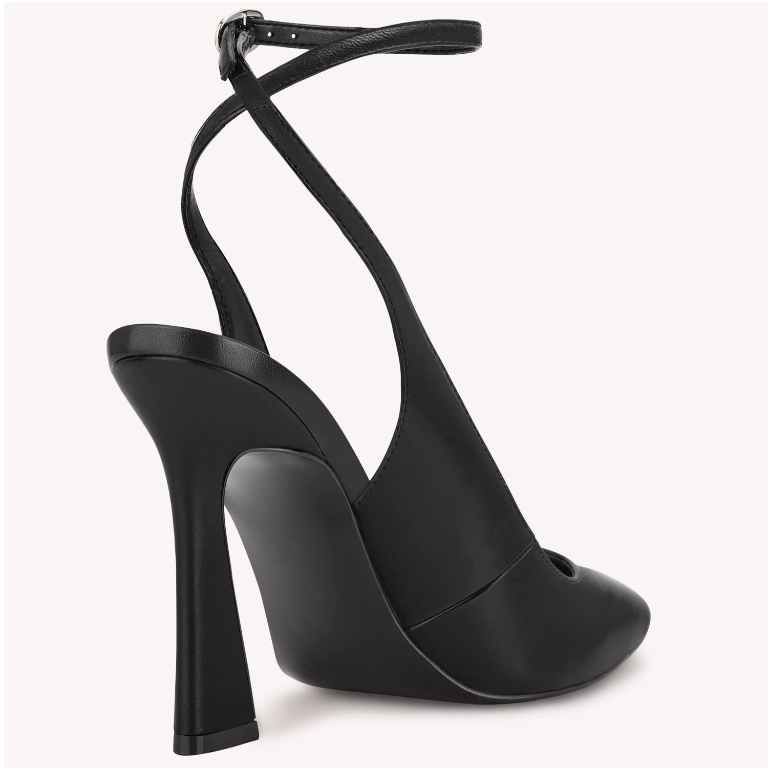 Women's Pointed Toe Ankle Strap Pumps - Elegant Closed Toe High Heels for Wedding, Party & Evening Wear - Slingback Dress Shoes for Prom, Bridal & Special Occasions