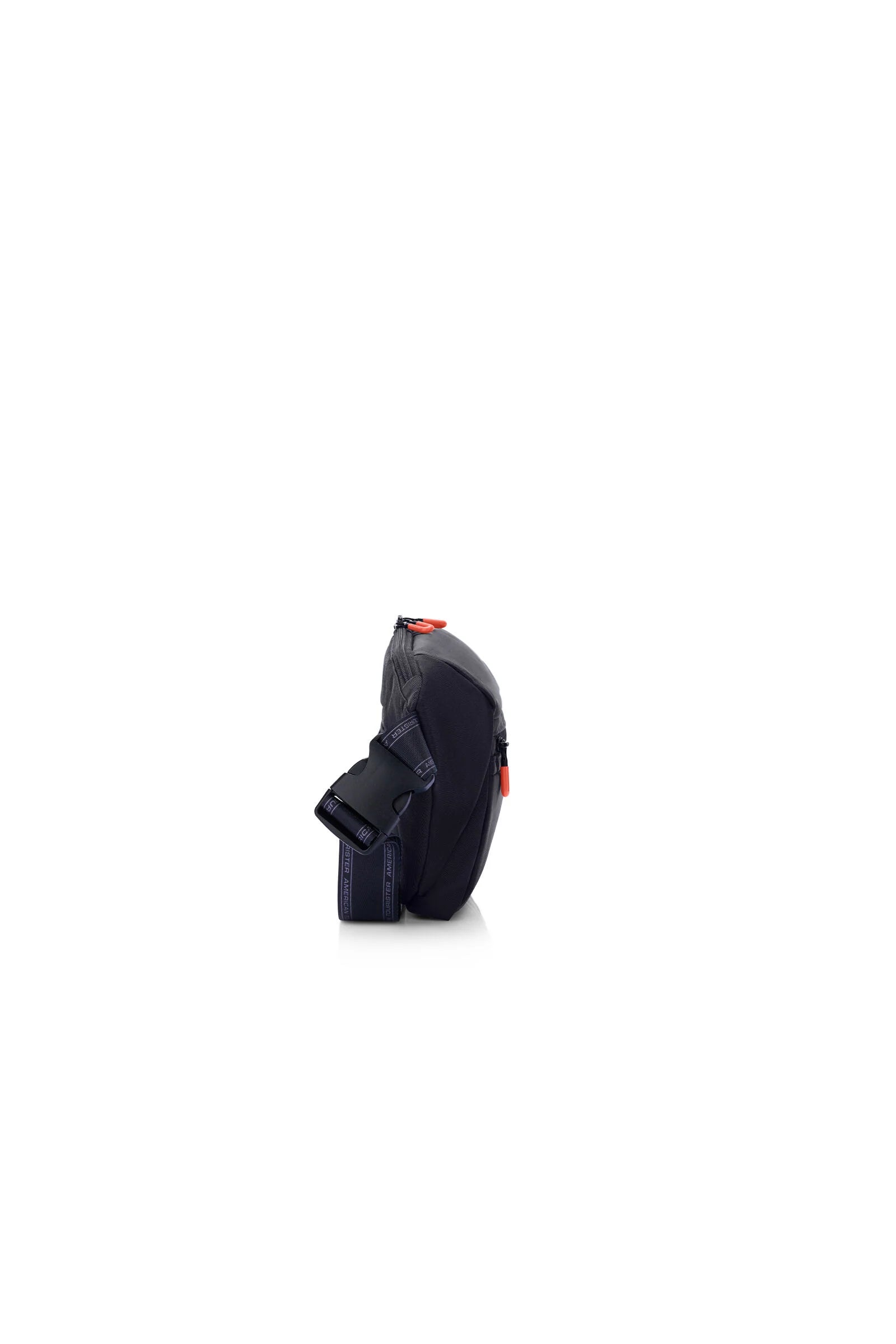 American Tourister Eris Cross Body Waist Bag - Stylish & Durable Black Fanny Pack for Travel, Hiking, and Everyday Use
