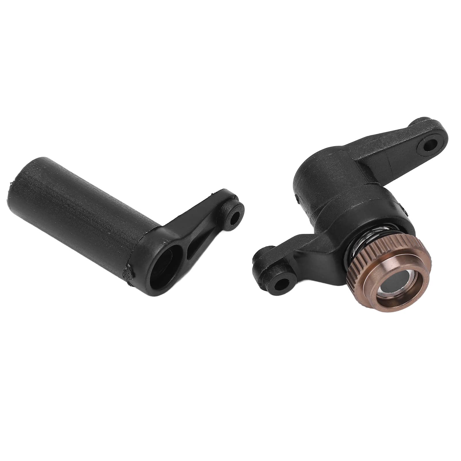 Aluminum Alloy RC Car Steering Group - High Strength Vibration Reduction Steering System for Off-Road Desert Vehicles | Easy Installation Upgrade Parts for RC Model Cars | Perfect for Racing, Crawling & Off-Road Adventures