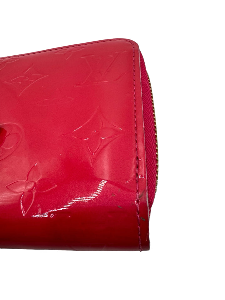Louis Vuitton Pink Patent Leather Women's Wallet - Luxury Designer Wallet for Women - Perfect for Everyday Use, Gift Giving & Special Occasions