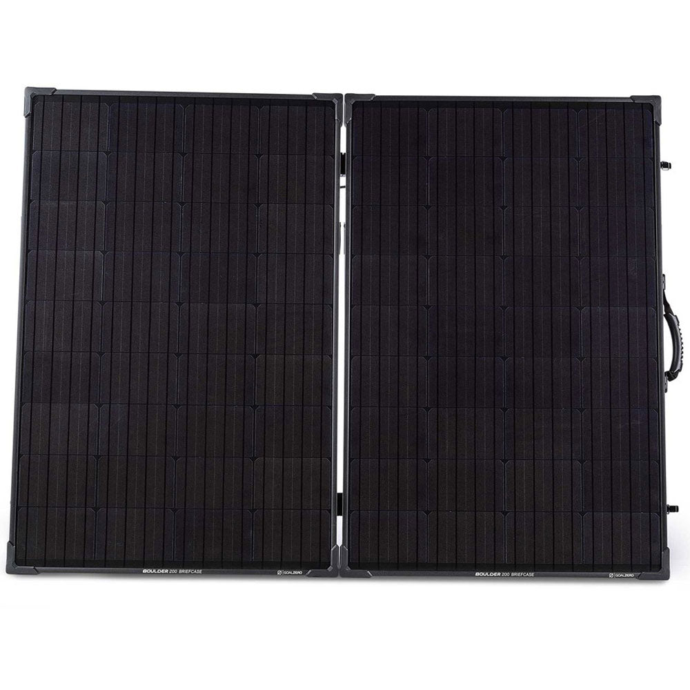 Goal Zero Boulder 200 Briefcase Solar Panel - 200W Portable Solar Charger for Camping, RV & Off-Grid Power | Foldable Solar Panel Kit with USB & DC Outputs