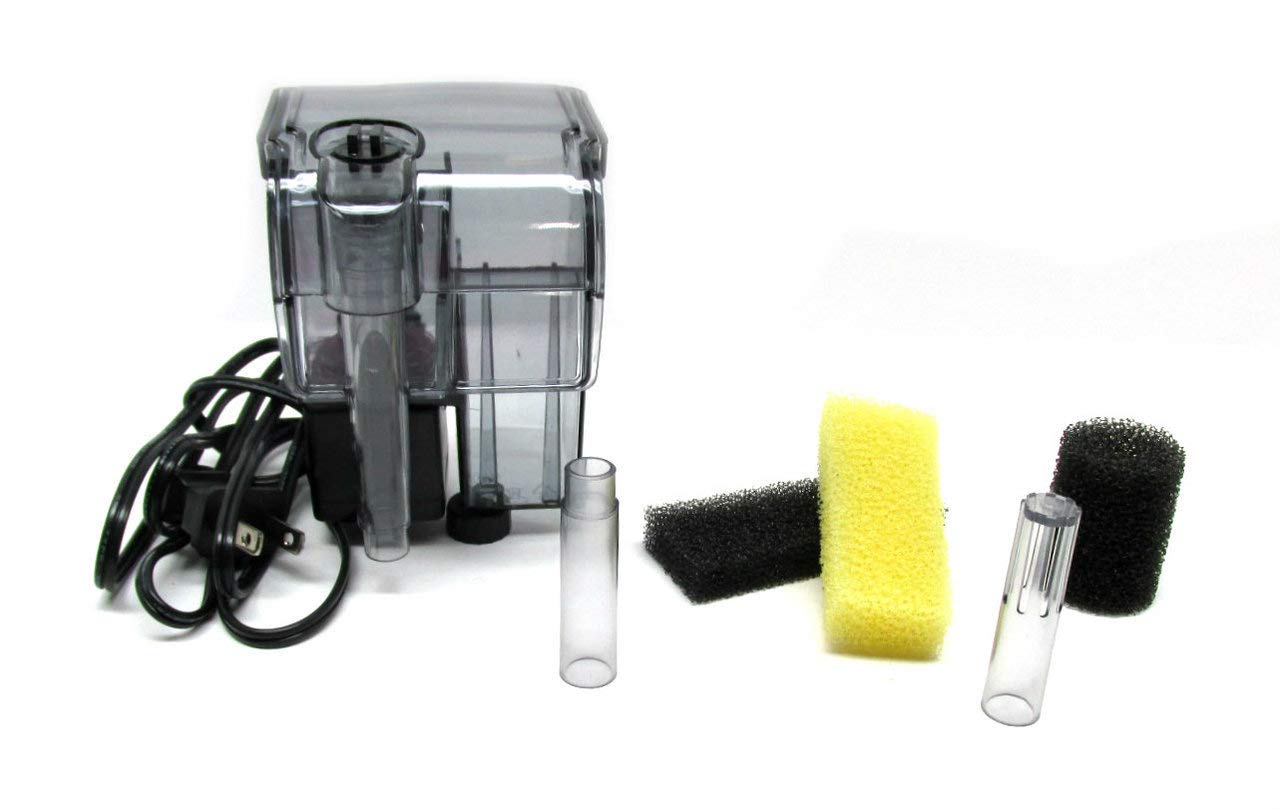 Premium Aquarium Filter Mignon 60 with Stainless Steel Cleaning Brush Set - Perfect for Freshwater & Saltwater Fish Tanks, Turtle Tanks & Aquatic Plant Aquariums