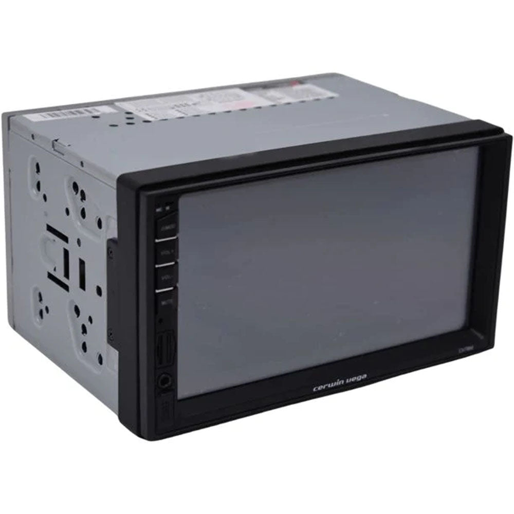 Cerwin Vega CV7BM 2 DIN Mechless MP5 Multimedia Receiver with 7 Inch LCD Touch Screen - Car Stereo System with Bluetooth, USB, AM/FM Radio - Perfect for Trucks, SUVs and Custom Car Audio Upgrades