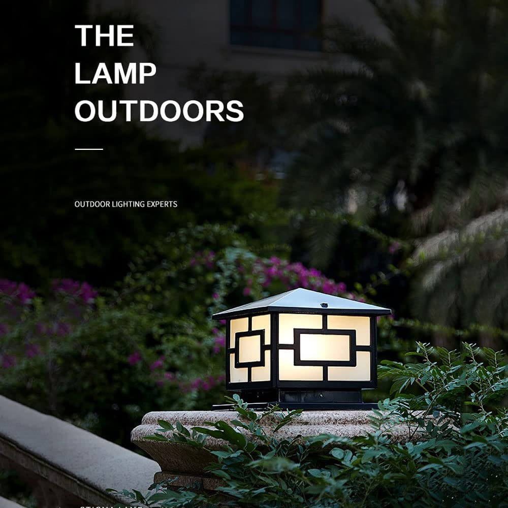 Waterproof Aluminum Pillar Lights Outdoor - IP65 Rustproof for Fence & Landscape