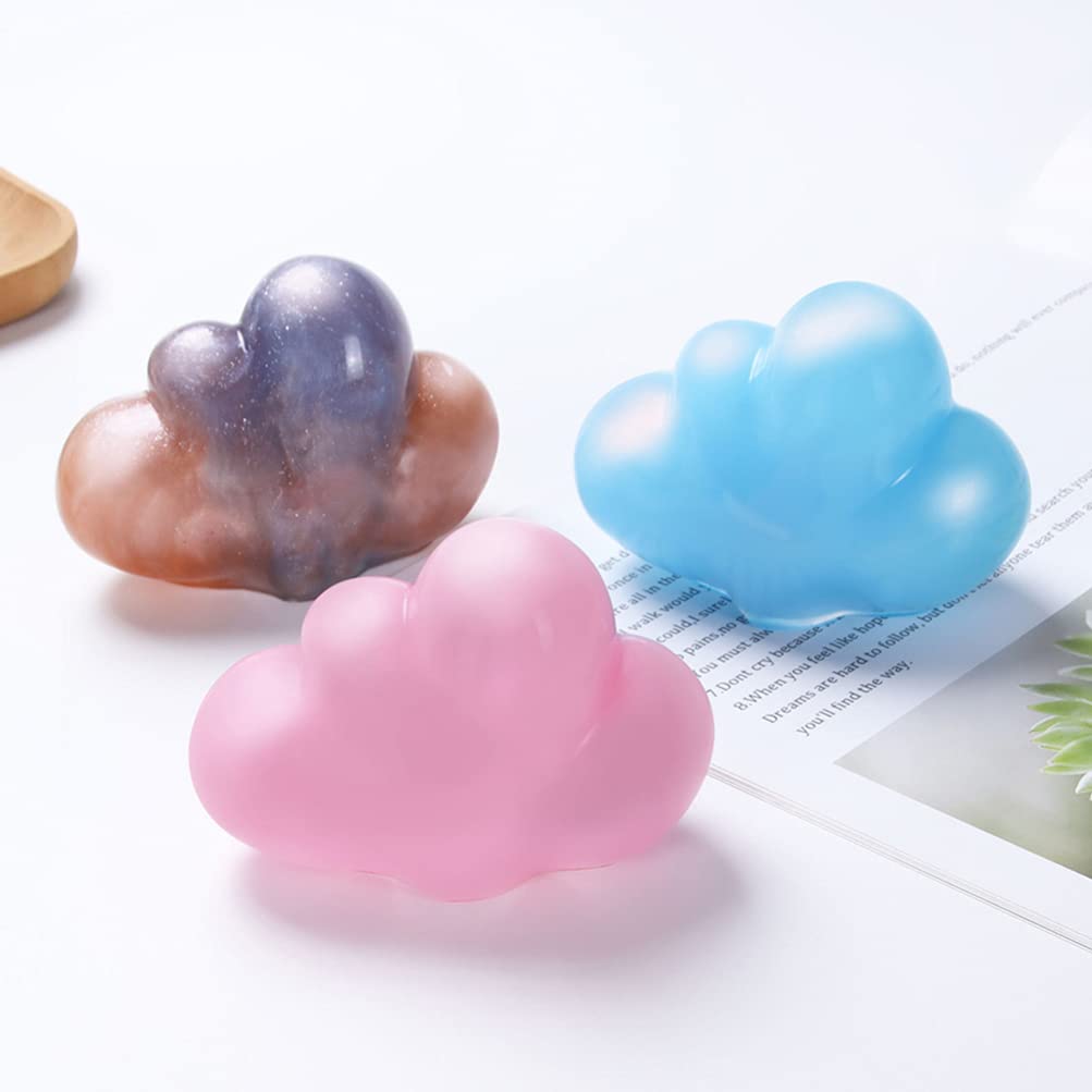 EXCEART 2-Piece Silicone Mold Set for Resin, Fondant, Cake Decorating - 3D Cloud Baking Molds, Aromatherapy & Ice Cube Trays - Perfect for DIY Crafts, Dessert Making, and Home Fragrance Projects