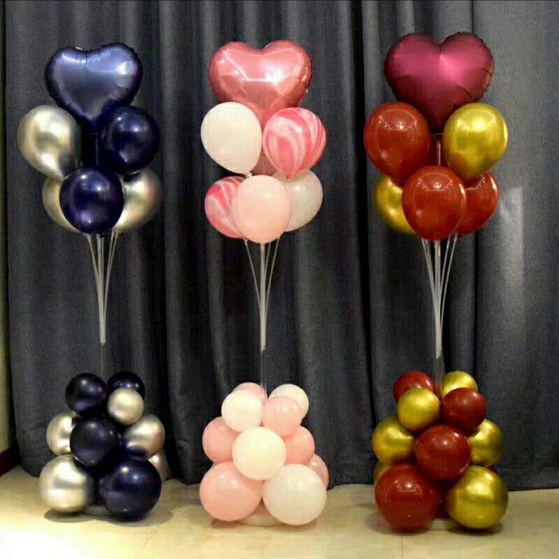 Balloon Stand - Heavy Duty Balloon Holder for Parties, Weddings & Events - Durable & Adjustable Balloon Display Stand for Decorations - Perfect for Birthday, Baby Shower & Celebration Decor