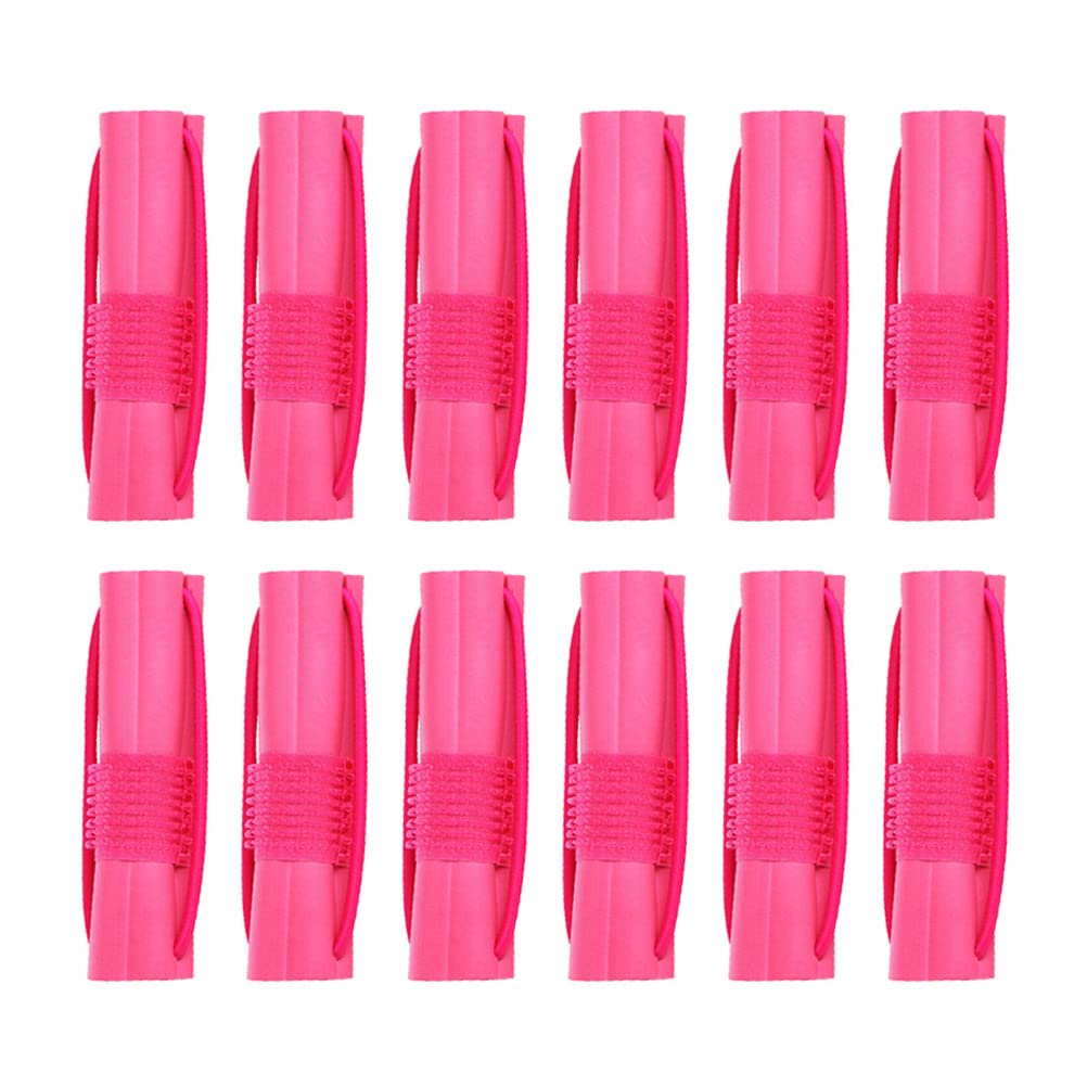18Pcs Self Grip Hair Rollers - Sponge Hair Curlers for Overnight Styling, No Heat Hair Curling Tools for Soft Waves - Perfect for Sleeping, Travel & Everyday Hairstyling