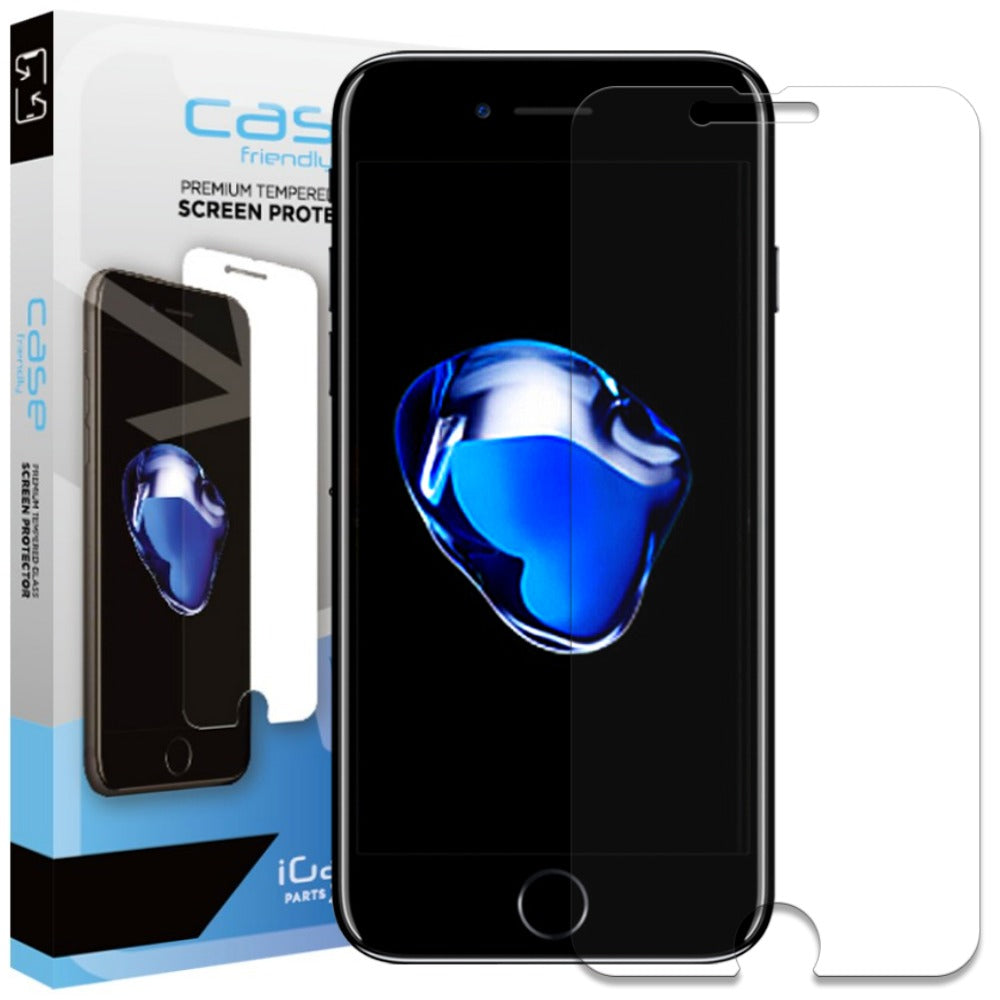 iPhone 6 Plus/6s Plus Case Friendly Ultra Clear Tempered Glass Screen Protector - Shatterproof & Bubble-Free for Daily Protection | Perfect for Work, Travel & Outdoor Activities