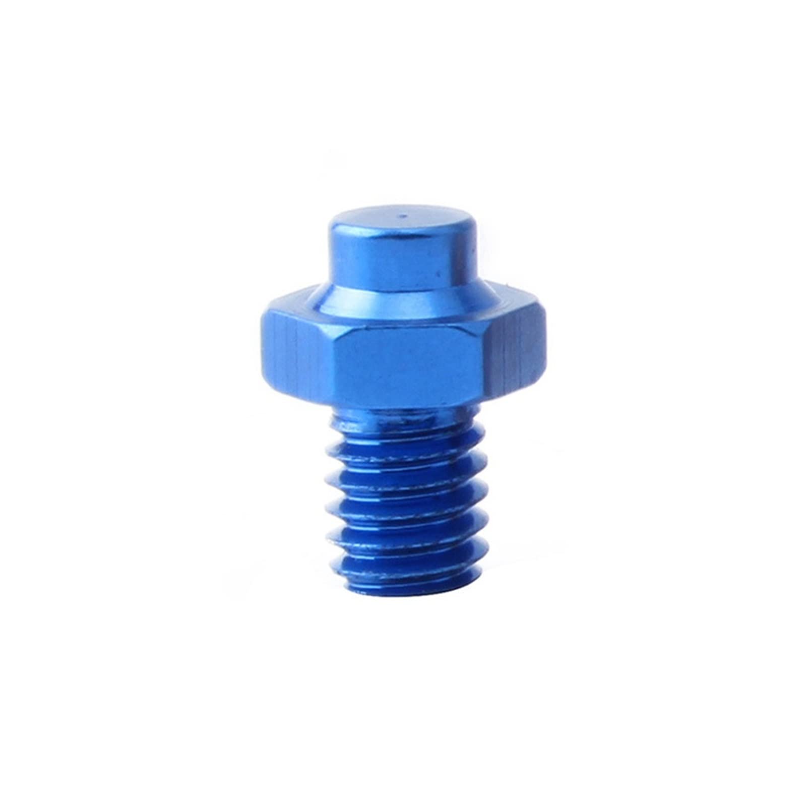 FIVENUM M4 Aluminum Alloy Bike Pedal Bolts - Anti-Skid Screws for Mountain Bicycles (Blue) - Cycling Gear Upgrade