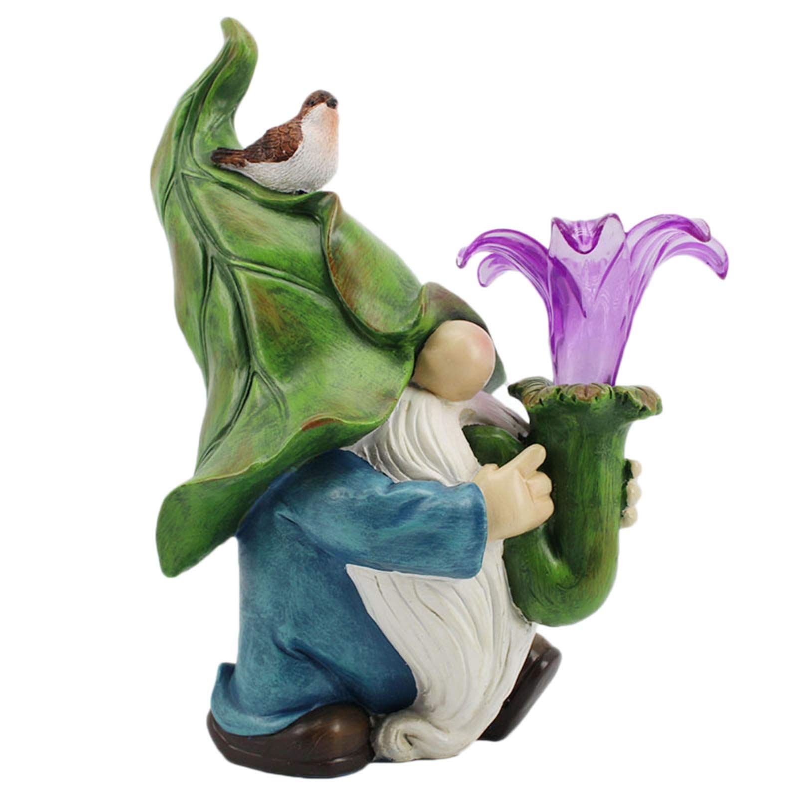 Efitty Large Solar-Powered Outdoor Garden Gnome Statue with LED Lights – Weather-Resistant Lawn Ornament for Patio, Yard & Garden Decor | Perfect for Holiday Displays, Landscape Accents & Nighttime Illumination
