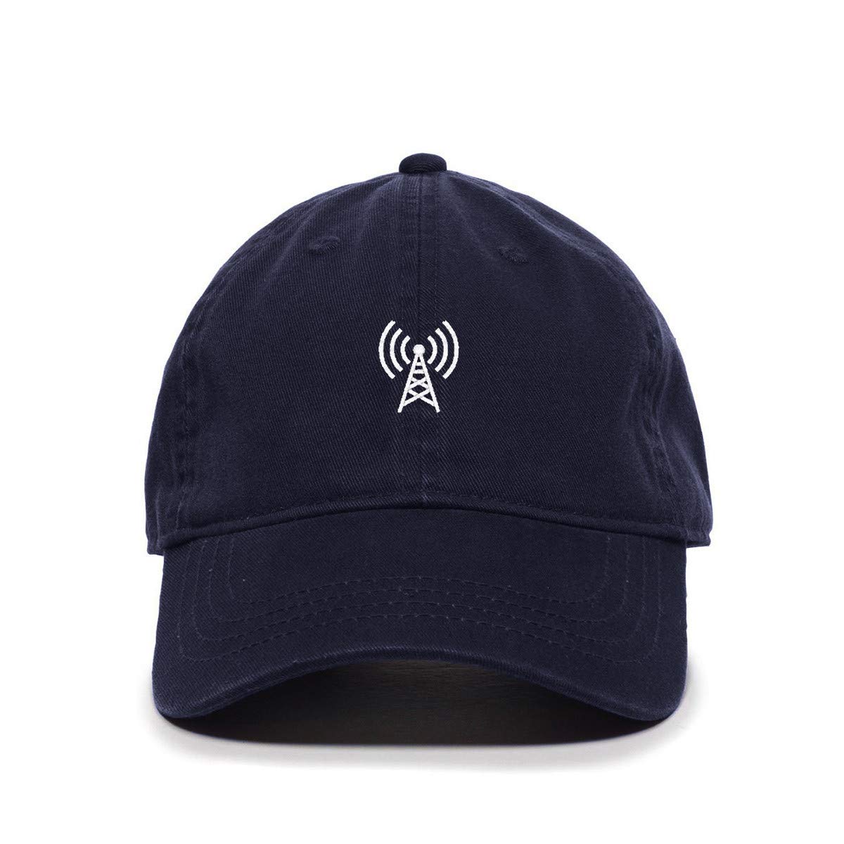 Tech Design Radio Tower Baseball Cap - Embroidered Cotton Adjustable Dad Hat for Men & Women | Perfect for Outdoor Activities, Sports, and Casual Wear